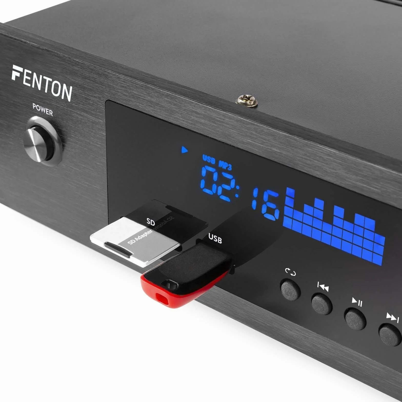 Fenton AV550BT Amplificateur Audio Home Cinéma 5.1 320W Bluetooth 5.0