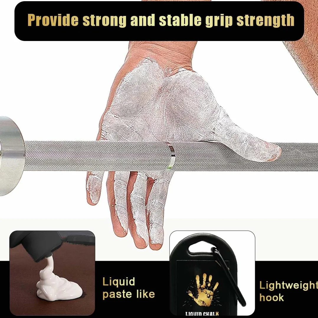 Liquid Chalk 50ML pour Gymnastique, Escalade, Haltérophilie, Cross Training