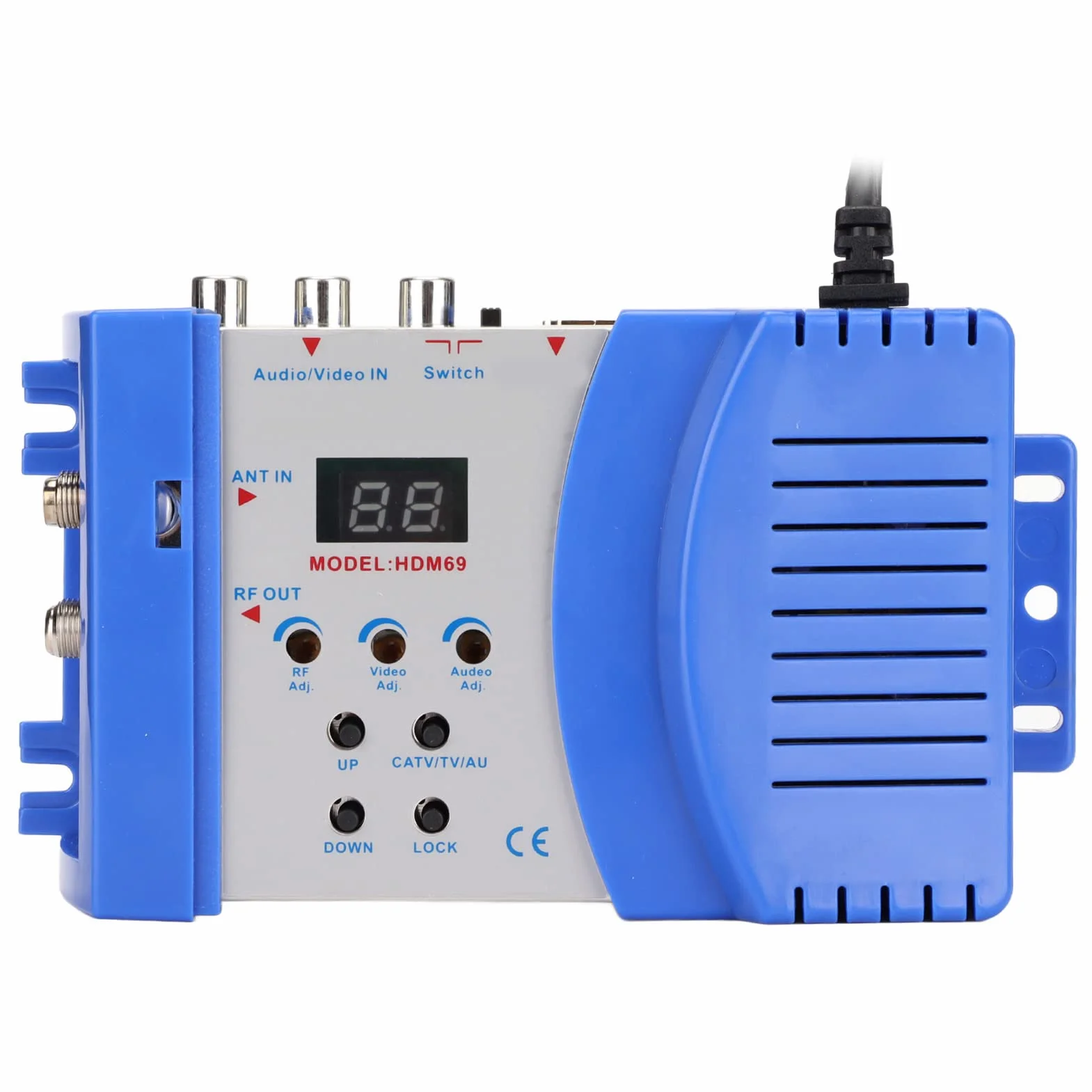 Modulateur AV HDMI vers RF pour format TV PAL ou NTSC, démodulateur RF, convertisseur composite VHF UHF HDMI vers RF, résolution réglable, convertisseur audio vidéo TV pour TV 90-240 V