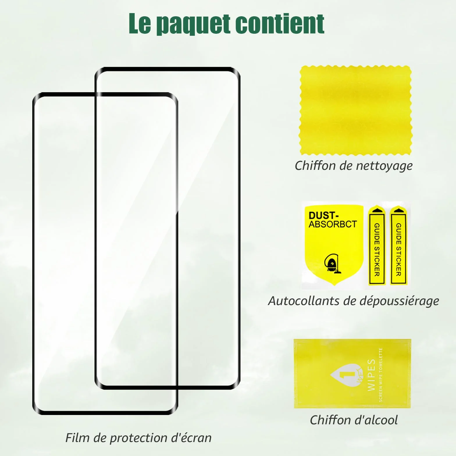 Verre Trempé Motorola Edge 60/60 Fusion/60 Pro 5G, 9H Résistante aux Rayures, Protection Écran 3D HD
