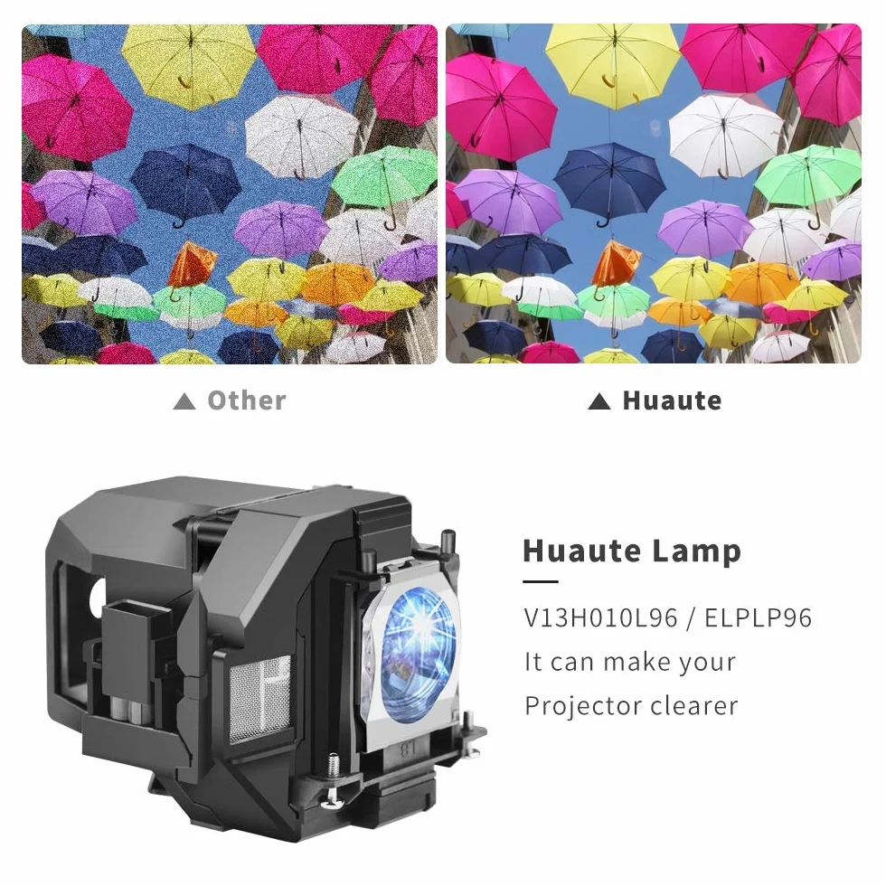 Lampe de Rechange Compatible Epson ELPLP96 V13H010L96 EB-108 EB-2042