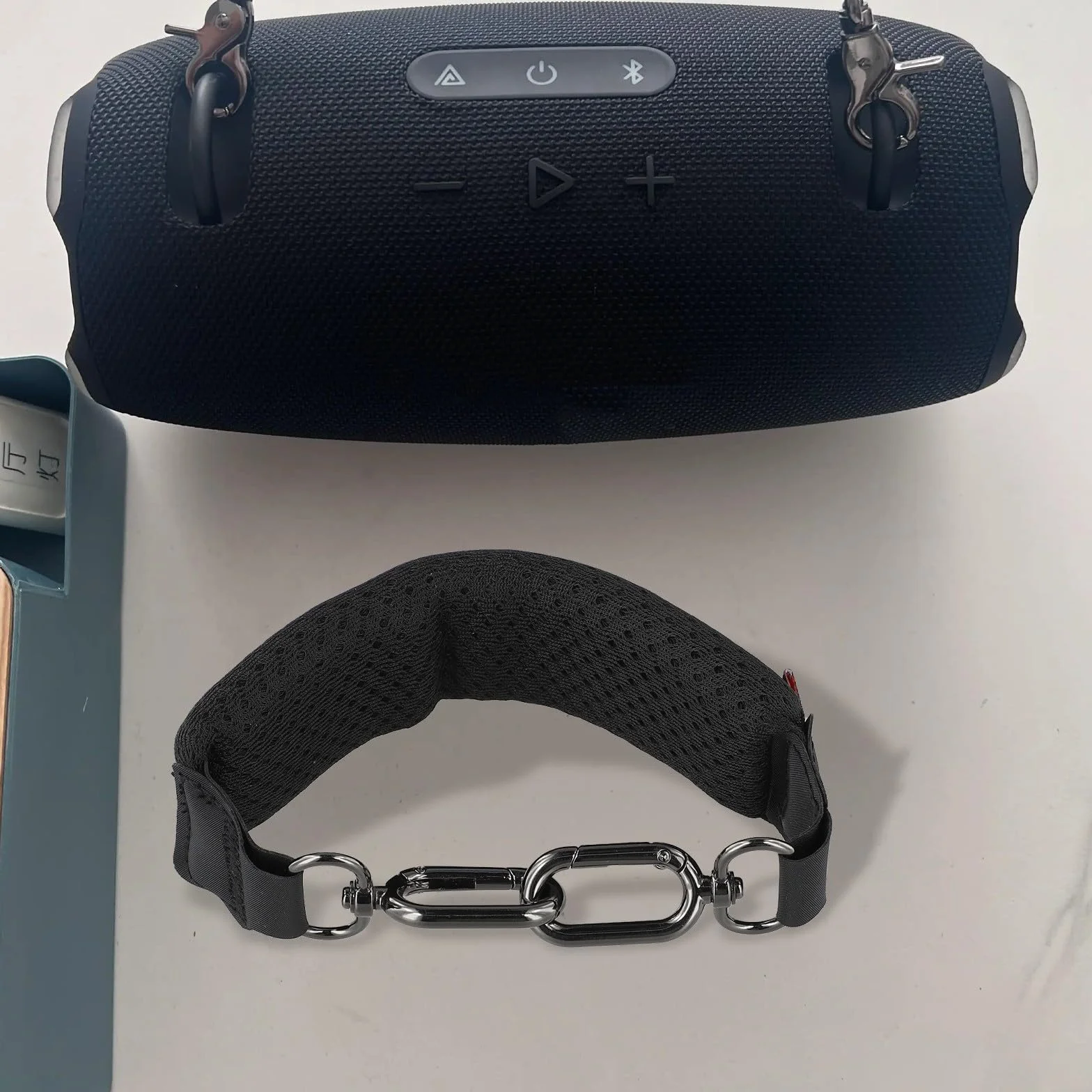 Sangle de haut-parleur amovible antidérapante en nylon robuste pour JBL Xtreme 2/3/4, noir, 20 x 4 x 1,5 cm, accessoire de transport extérieur