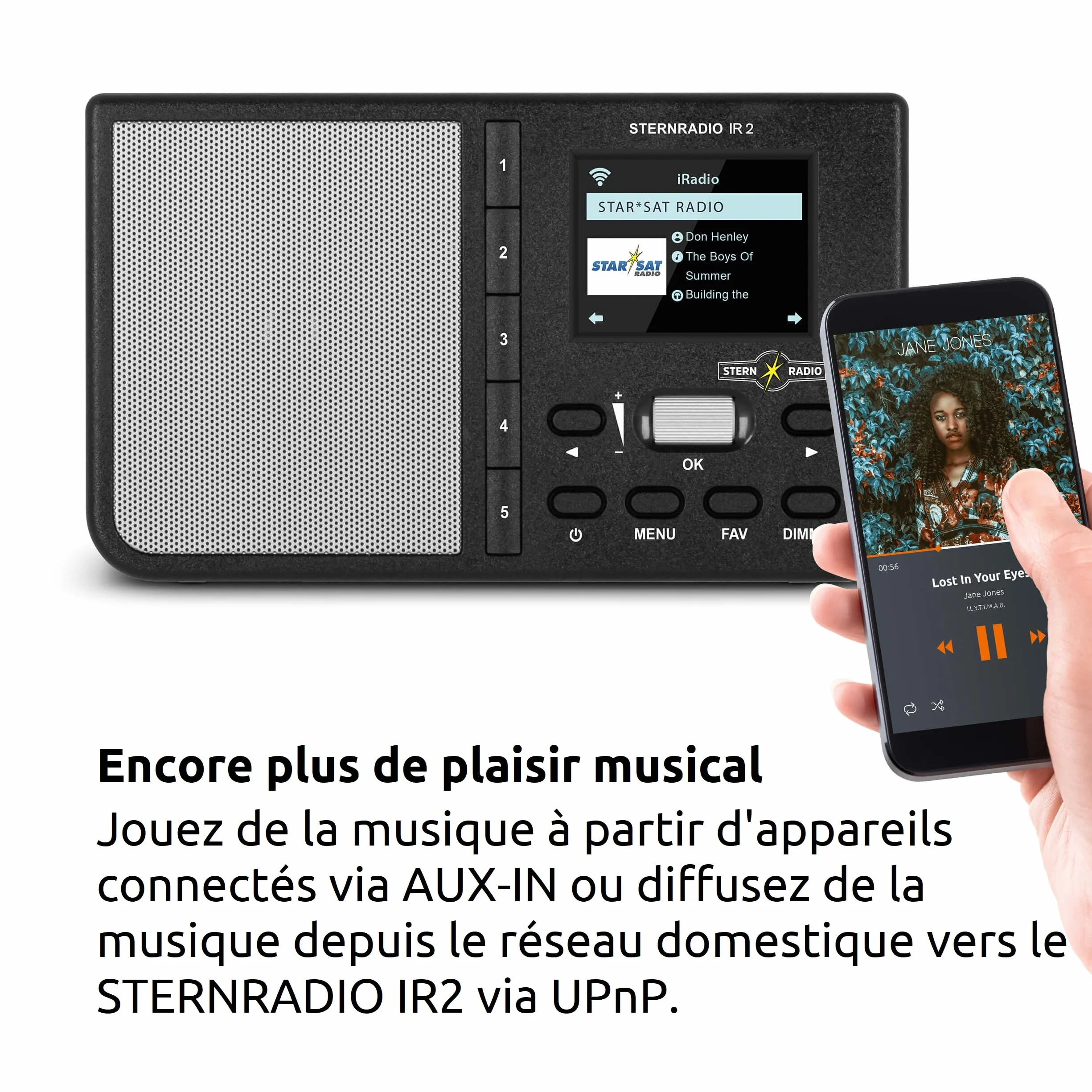 Technisat Radio Internet IR 2 Noir