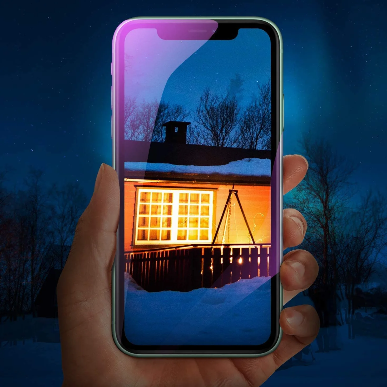 Écran iPhone 11 6.1" LCD Complet avec Cadre étanche et Protecteur