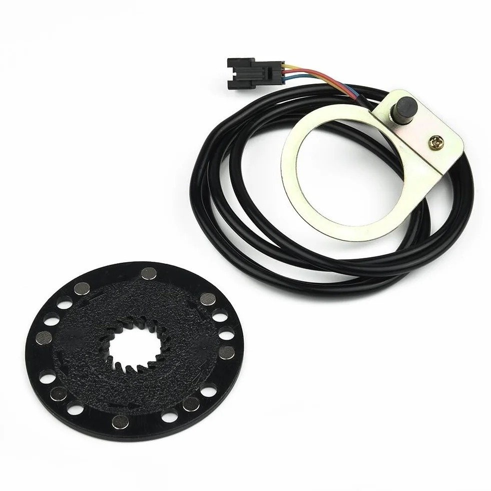 Capteur d'assistance électrique pour pédale de vélo 8/12 aimants, capteur de vitesse PAS de remplacement pour manivelle, détecteur d'impulsion en alliage câble 100 cm