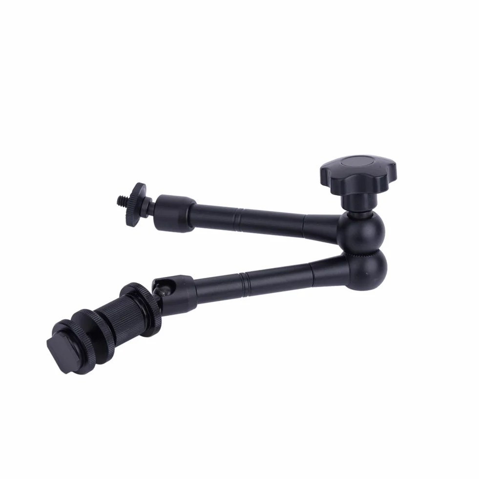 Desktop Dolly Car Mobile Slider Rail Skater 11" Articulation réglable Bras magique de friction utilisé pour appareil photo reflex numérique Photographie prise vidéo Enregistrement vidéo