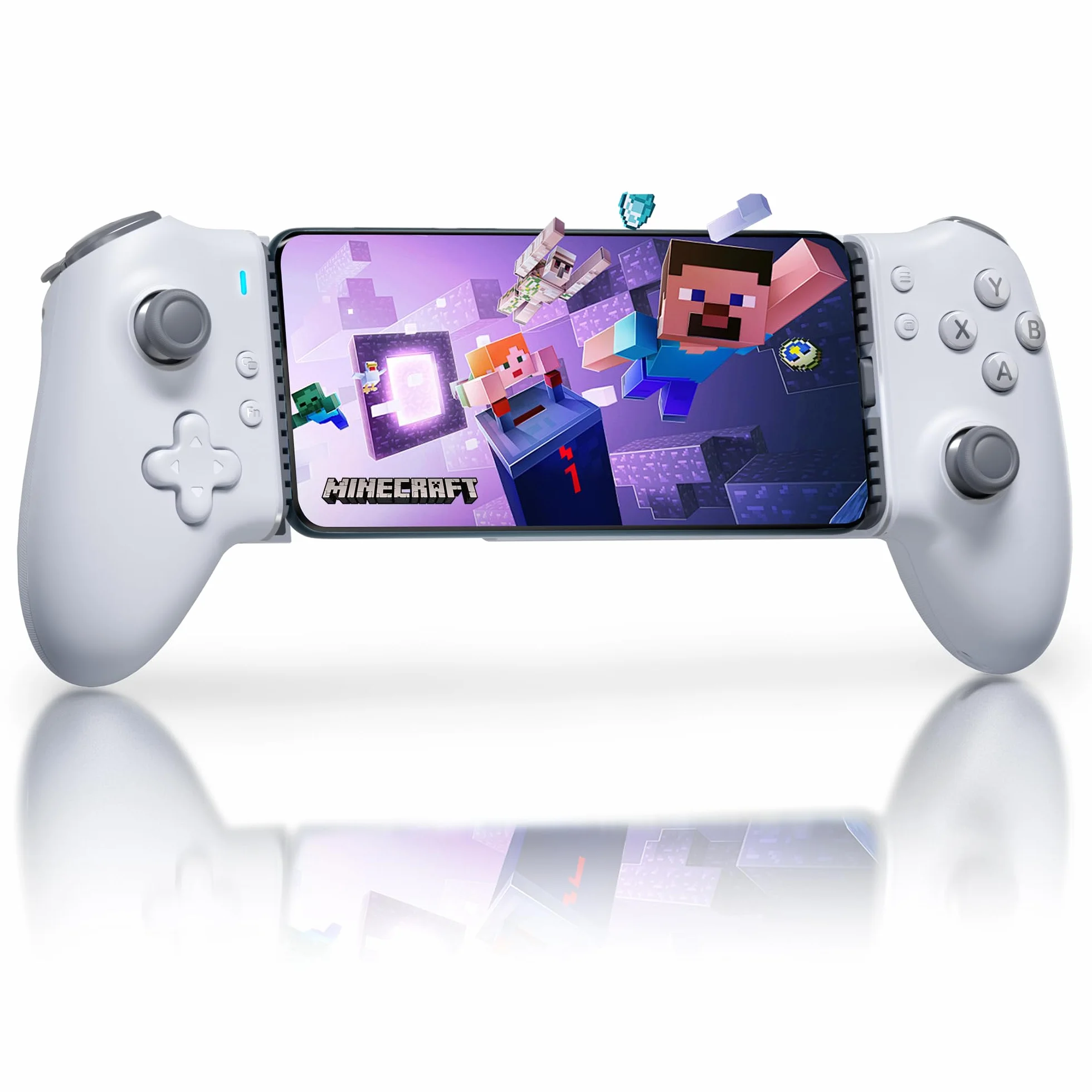 EasySMX M15 Manette Téléphone Android, Manette Mobile pour iPhone Série 15 (USB-C), Boutons Mécaniques, Double Hall, Vibration,Bluetooth,PS Remote Play, Call Duty