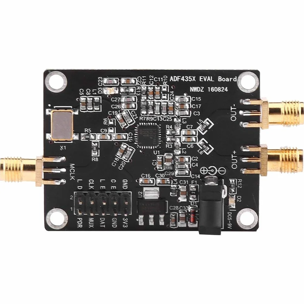 ADF4351 PLL Synthétiseur de Fréquence Carte de Développement RF 35M-4.4GHz Générateur de Signal Test électrique