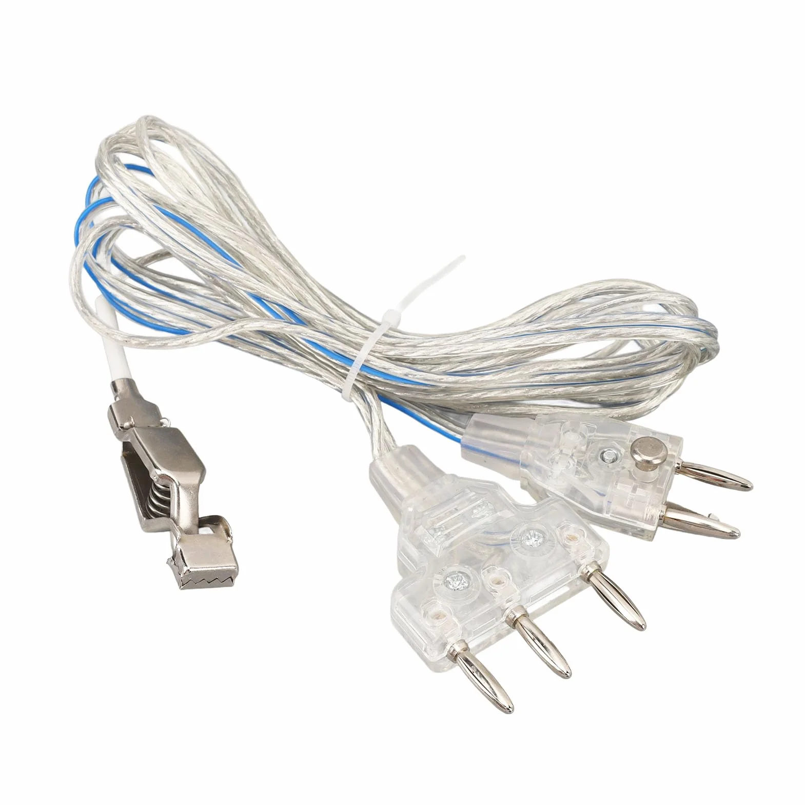 Cocoarm Fil de Corps d'Épée, Fil Conducteur Transparent en Plastique Acier Inoxydable pour Compétitions d'Escrime