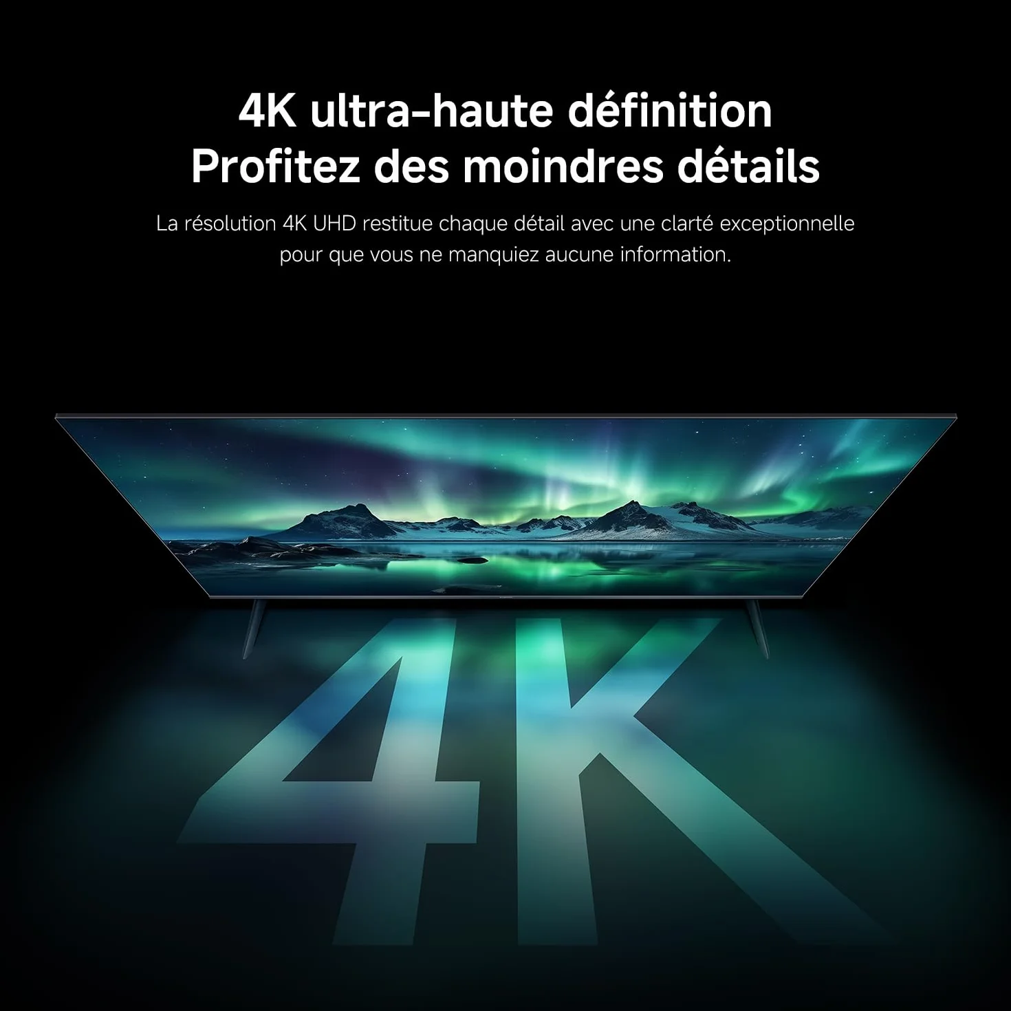 XIAOMI TV A Pro 50 127 cm 50 Pouces 4K UHD QLED Smart TV Google TV HDR10 Game Boost 120Hz MEMC 2Go+8Go