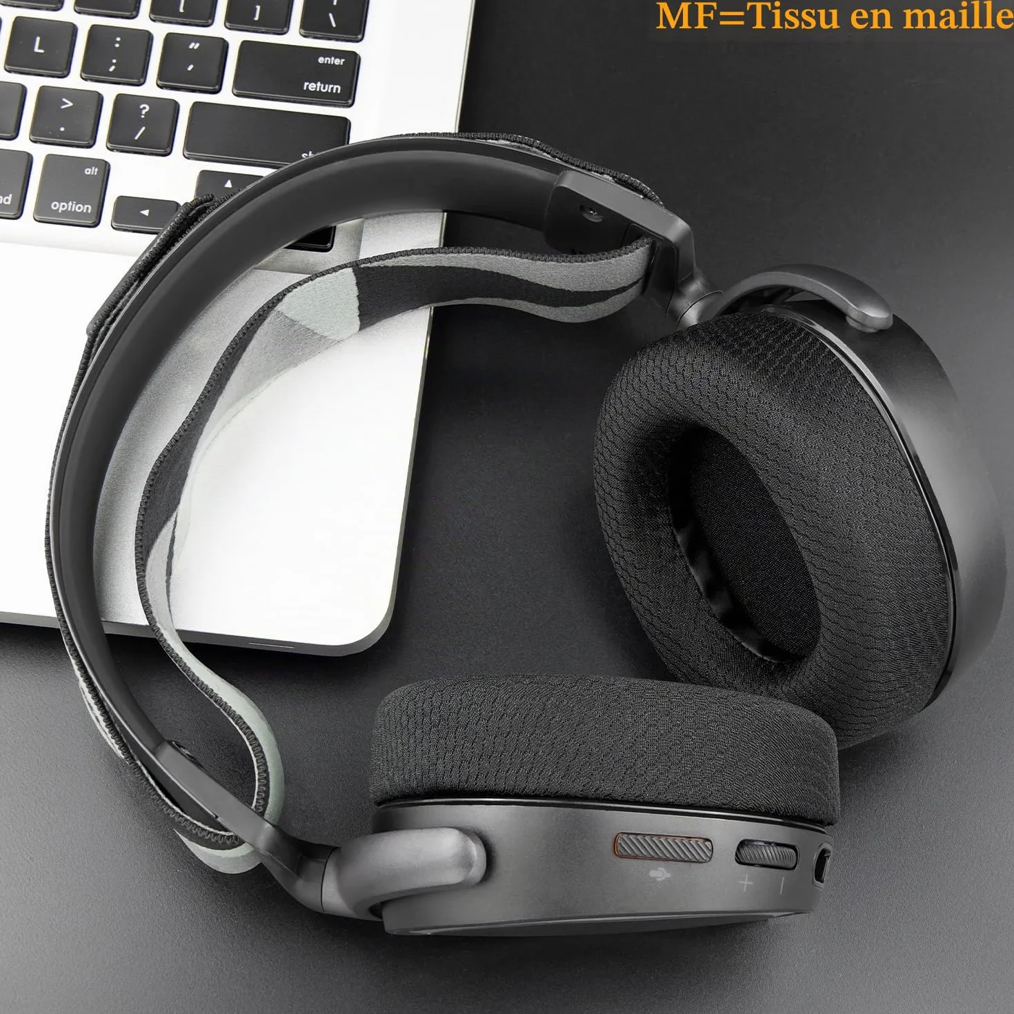 SOULWIT Mousse Coussinets pour SteelSeries Arctis 1/3/5/7/7+/7P/7P+/7X/7X+/9/9X/Pro/Prime, Isolation Phonique