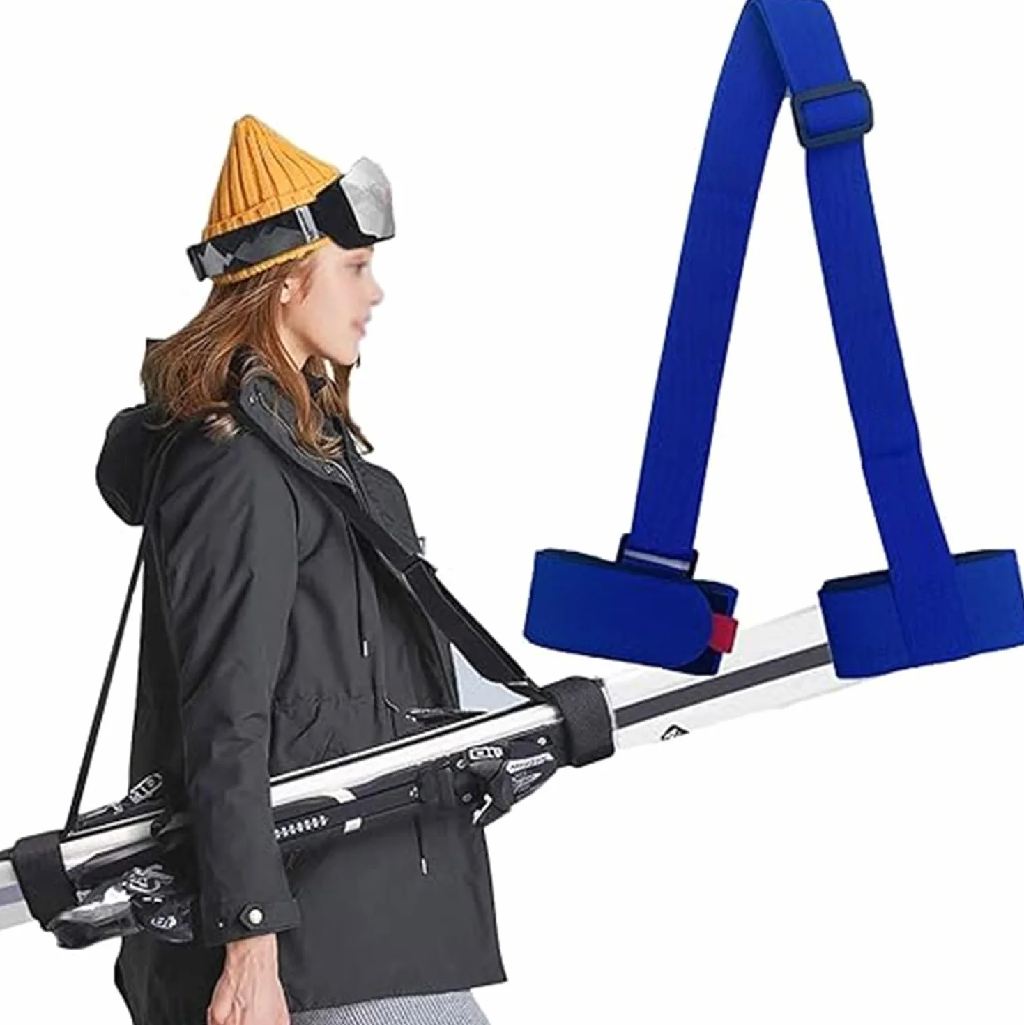 Sangles De Ski Skimate Bandoulière Réglable pour Planche à Neige Accessoires De Sport d'hiver Porte-Ski