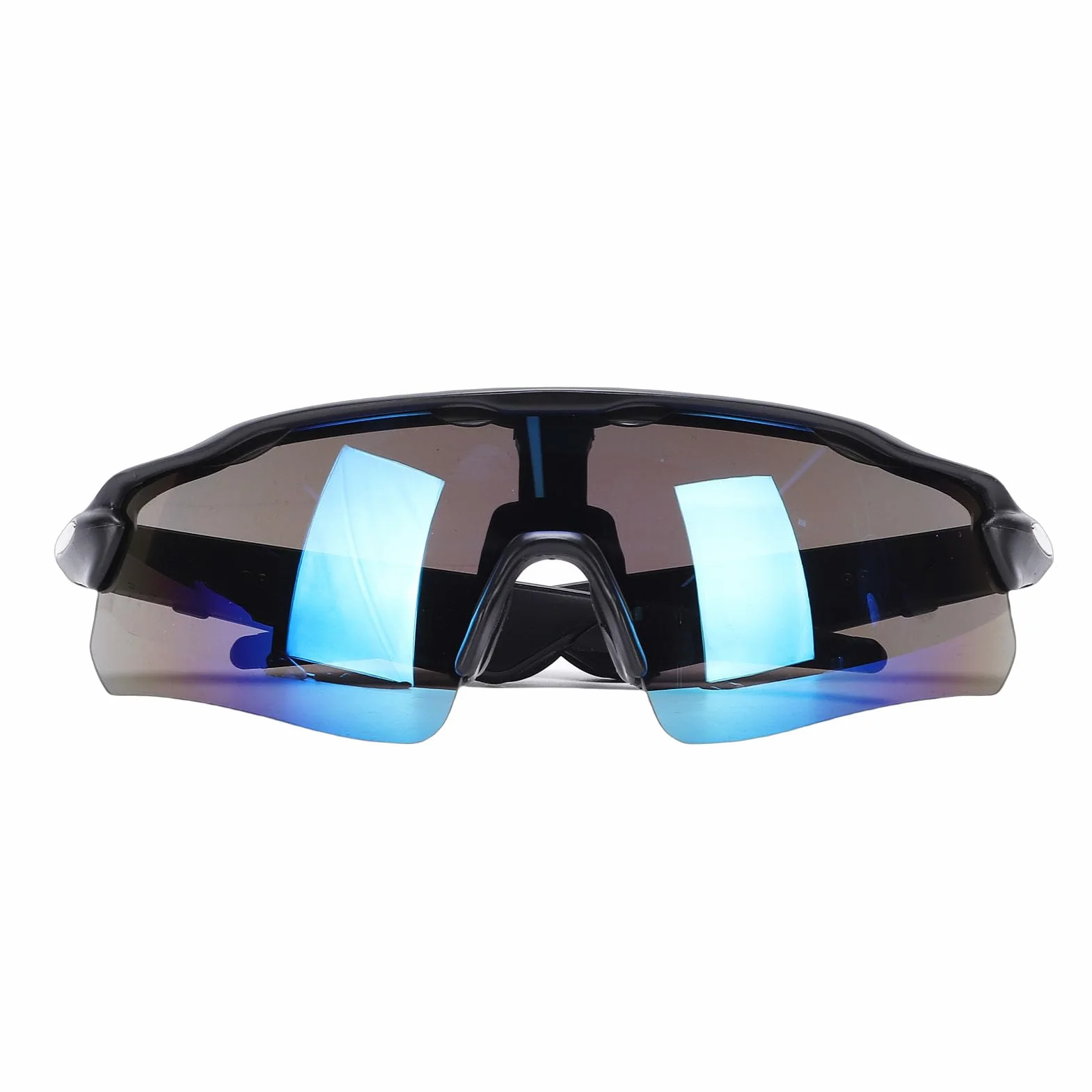 Topiky Lunettes de Soleil Intelligentes de Sport, Lunettes de Cyclisme Bluetooth avec Verres Polarisés, Haut-parleurs de Musique à Oreille Ouverte, de Sport Coupe-Vent,