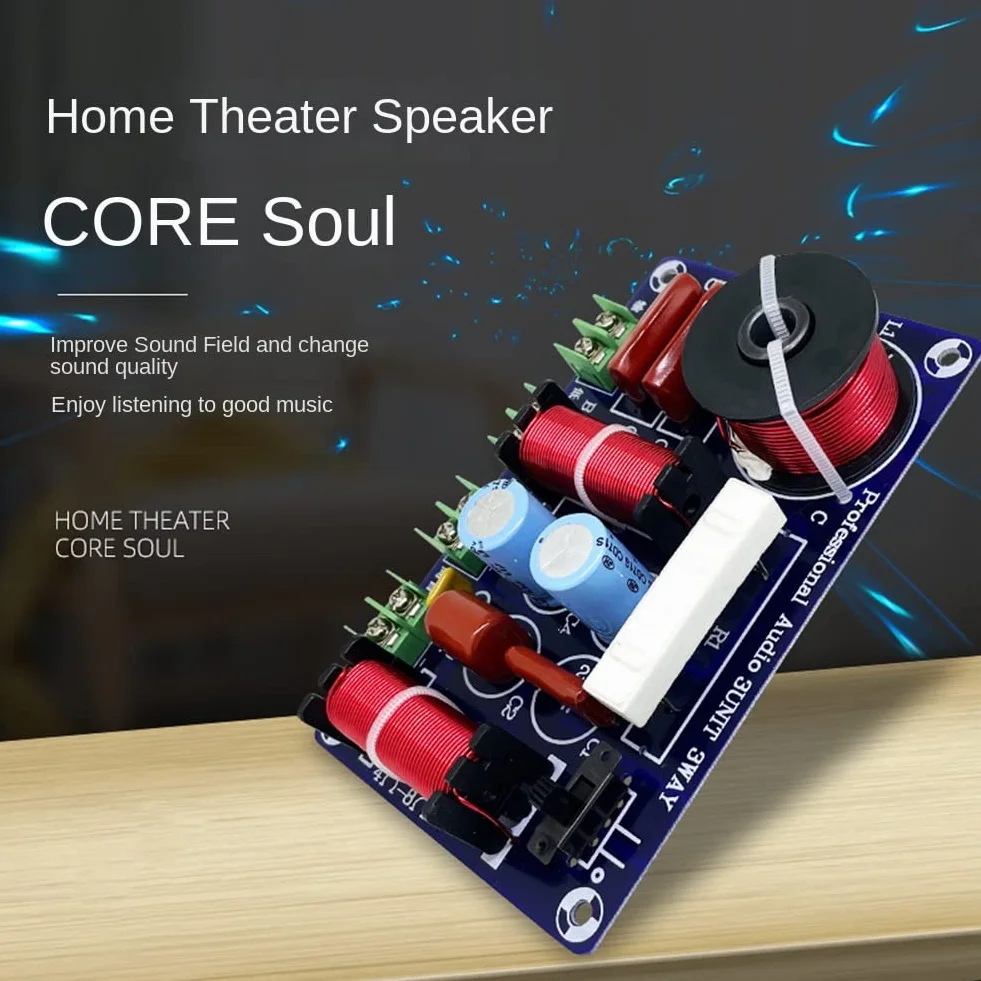 3 Voies HiFi Haut-Parleur Diviseur de FréQuence HiFi Crossover Filtre Distributeur Bricolage Ktv ScèNe Voiture Audio Woofer Haut-Parleur Filtre