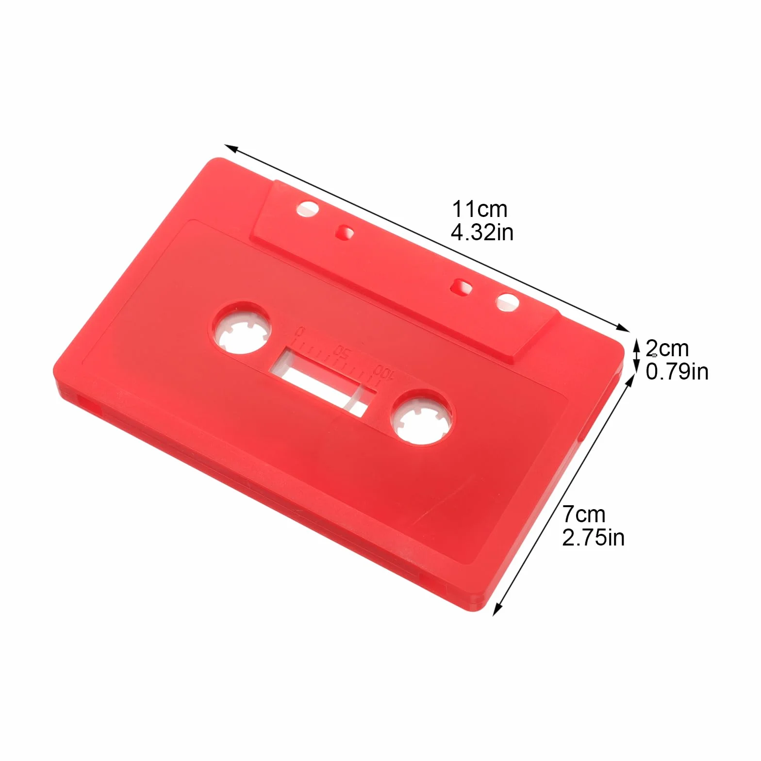 Lot de 4 Cassettes Audio Vierges, Bandes Enregistrables Colorées pour Bricolage