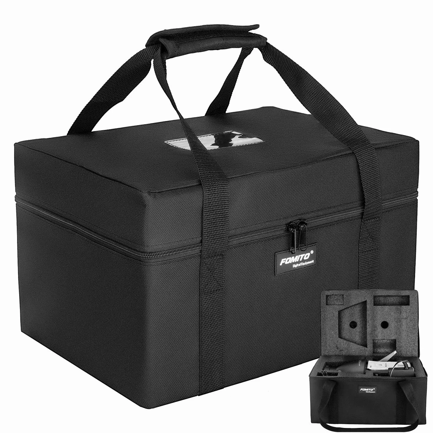 FOMITO Sac de Transport AB-1 pour Lampe LED COB Aputure Amaran 100D/S 100X/S 200D/S 200X/S, Noir, Moderne