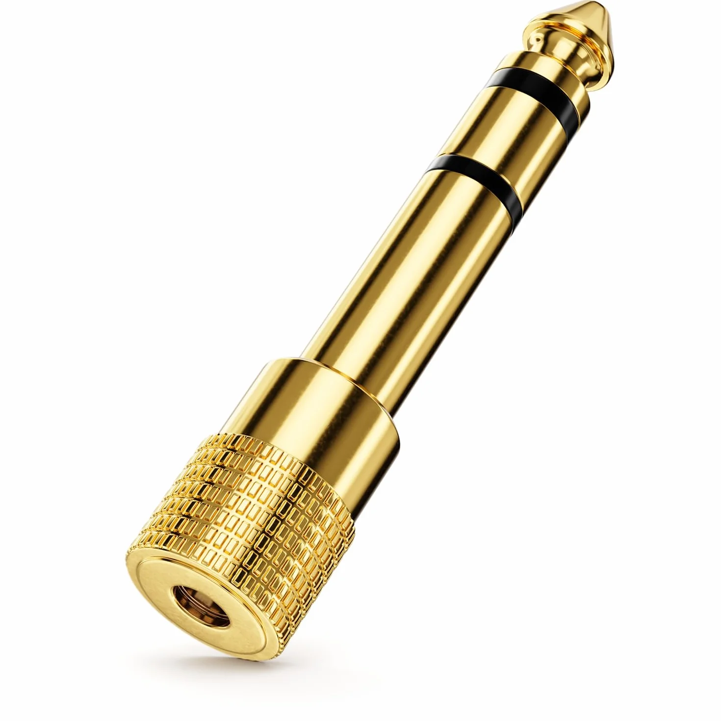 deleyCON Adaptateur Jack 6,35mm vers 3,5mm Coupleur Audio Stéréo
