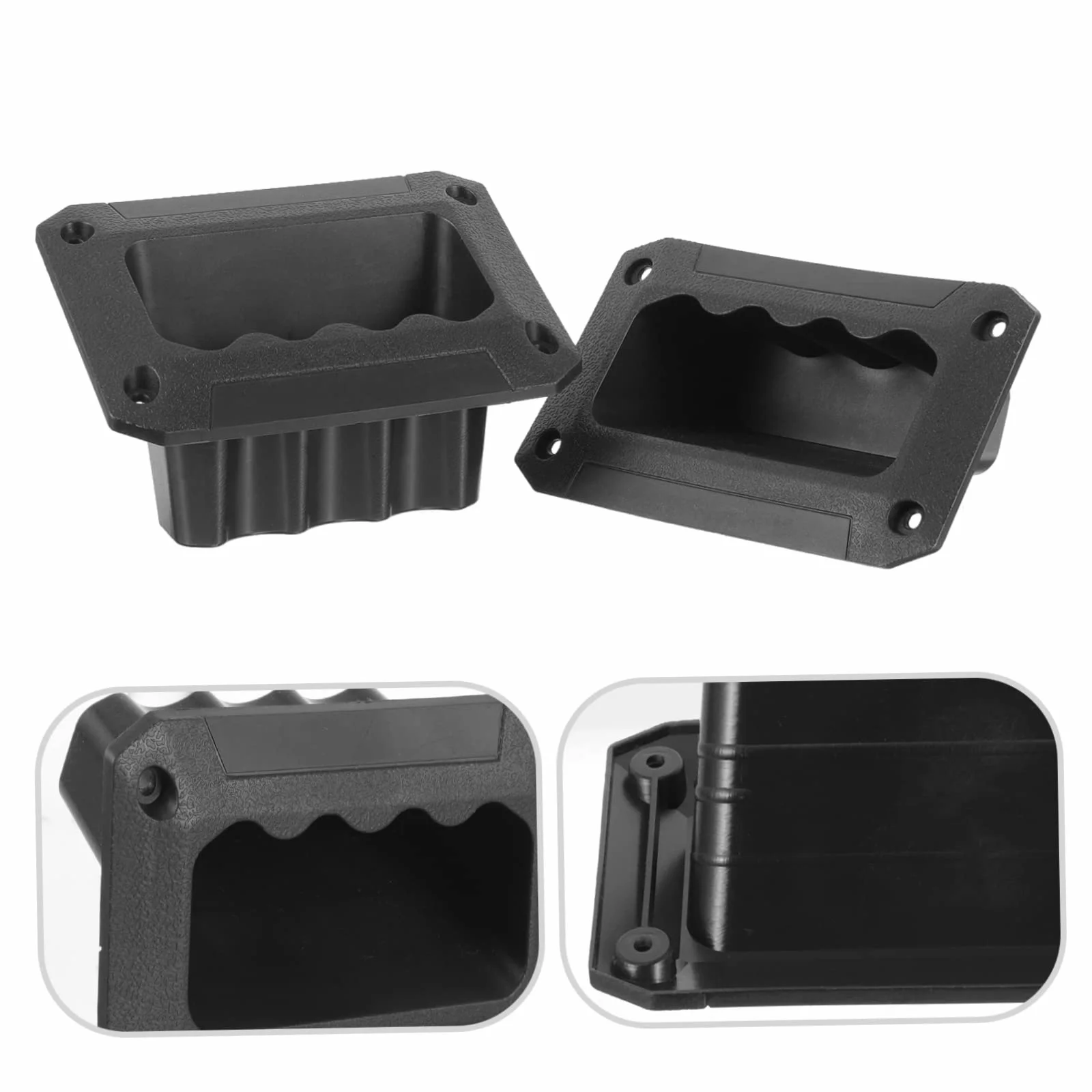BESTonZON 8pièces Poignée Enceinte Lot Pour Caisson De Basses Et Haut-parleurs Remplacement Facile à Installer Sans Pré-perçage