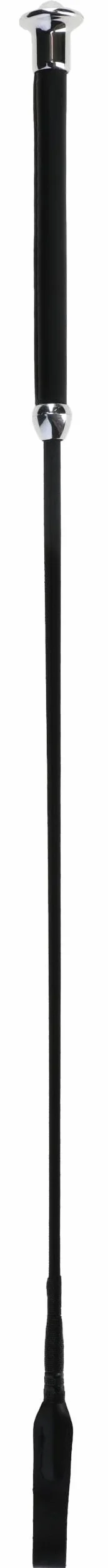 Kerbl Covalliero Cravache de Saut Tapette Noir Argenté