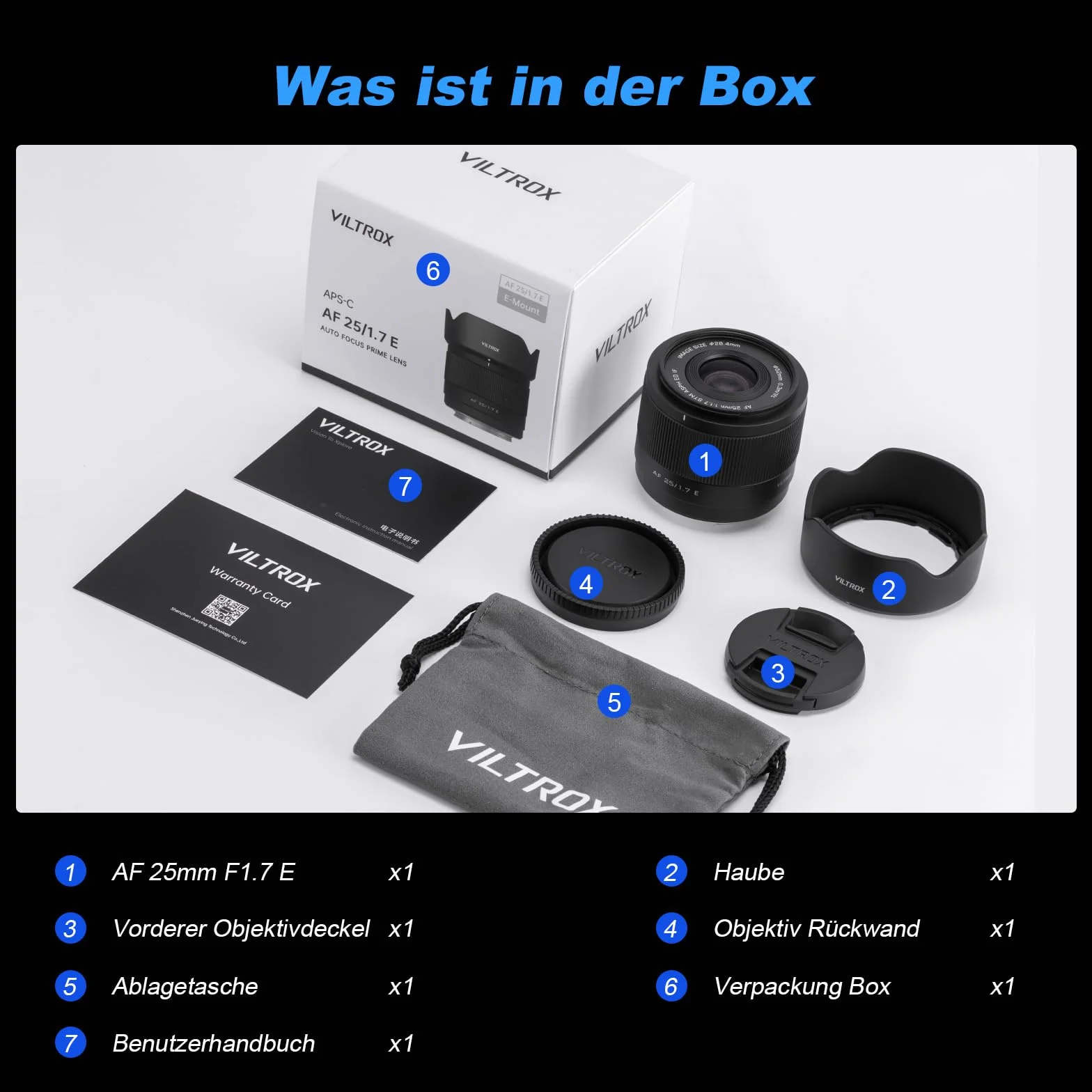 VILTROX Objectif 25 mm F1.7 Air FE Pocket Dispo AF F/1.7 E-Mount Portable Shot pour Sony Objectif d'entrée de gamme Auto Fcous APS-C Large Aperture Prime FE Objectifs