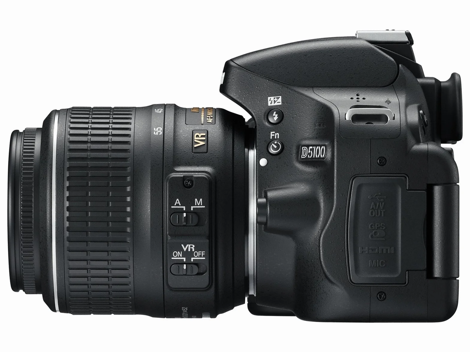 Nikon D5100 Digital SLR Camera with 18-55mm VR Lens Kit (16.2MP) 3 inch LCD (Certified Refurbished)