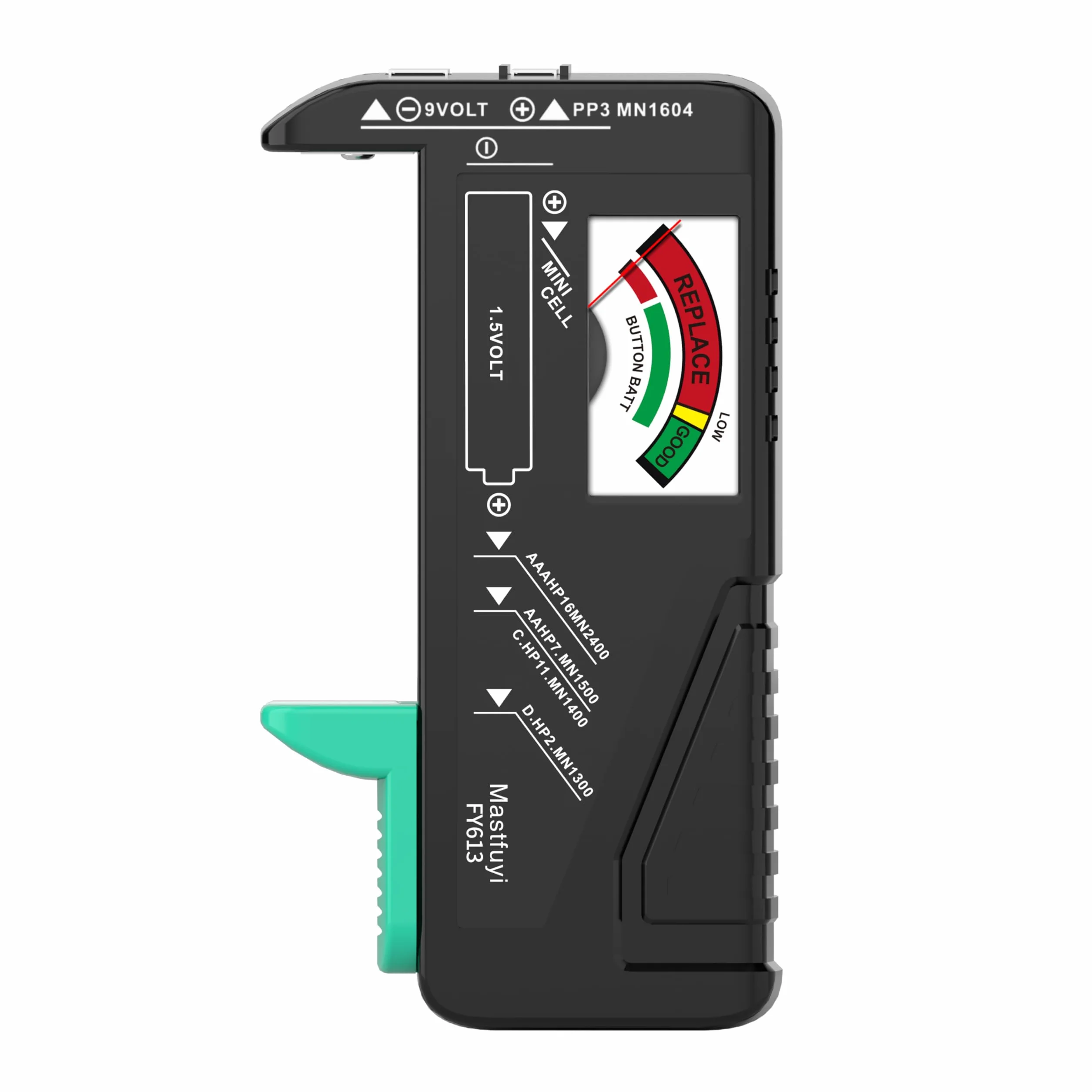 Testeur de batterie universel 9V 1,5V AAA AA C D pour piles bouton