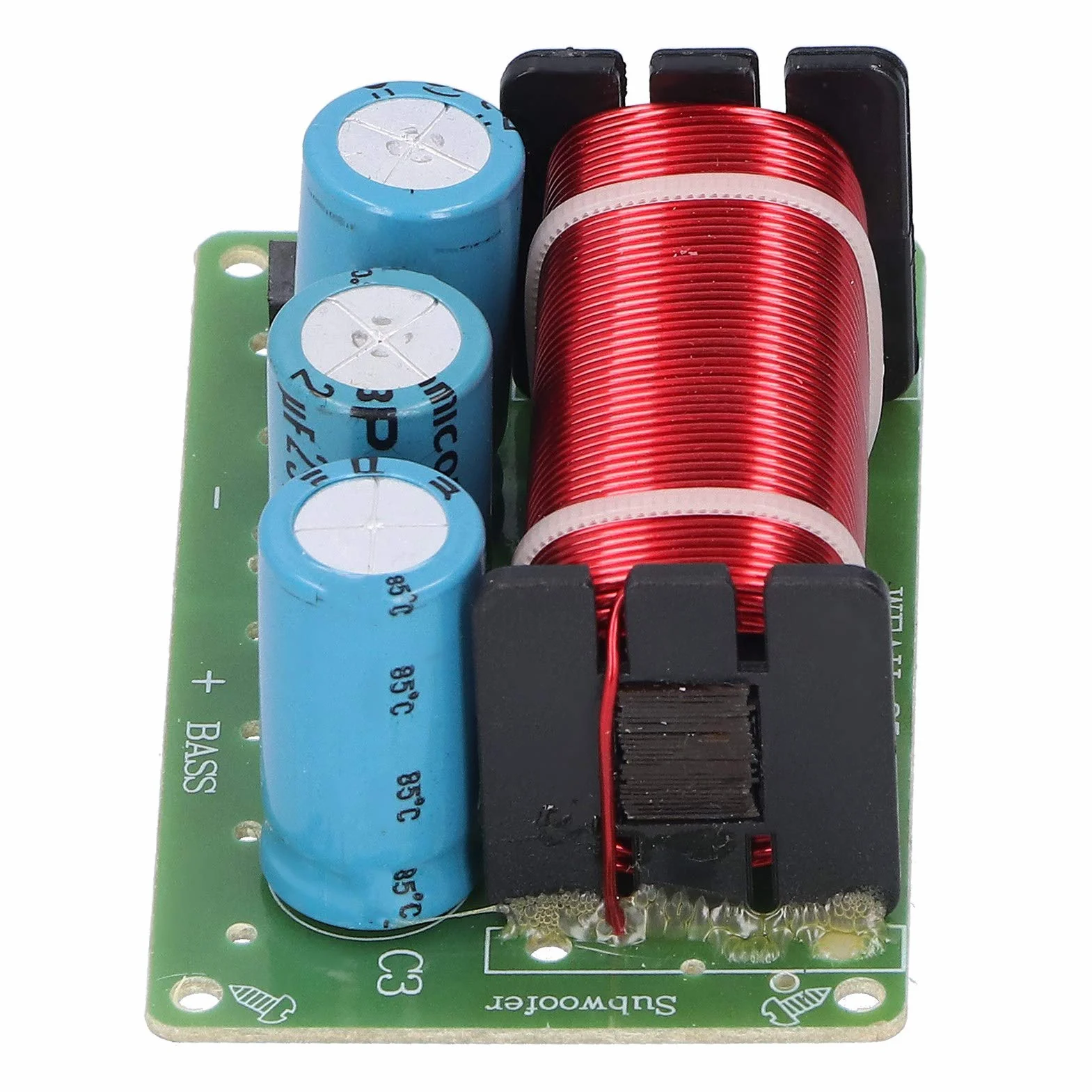 Filtre Passe-Bas, Filtre Passe-Bas pour Subwoofer Haut-Parleur Diviseur Conseil Basse Fréquence Subwoofer Crossover Fournitures Industrielles 200W