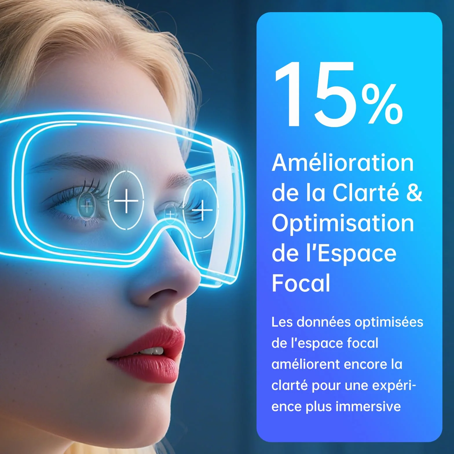 Casque Réalité Virtuelle VR Smartphone avec Manette - Lunettes 3D Ajustables Myopie 0-700° Anti-Lumière Bleue Compatible Android iOS 5-7"