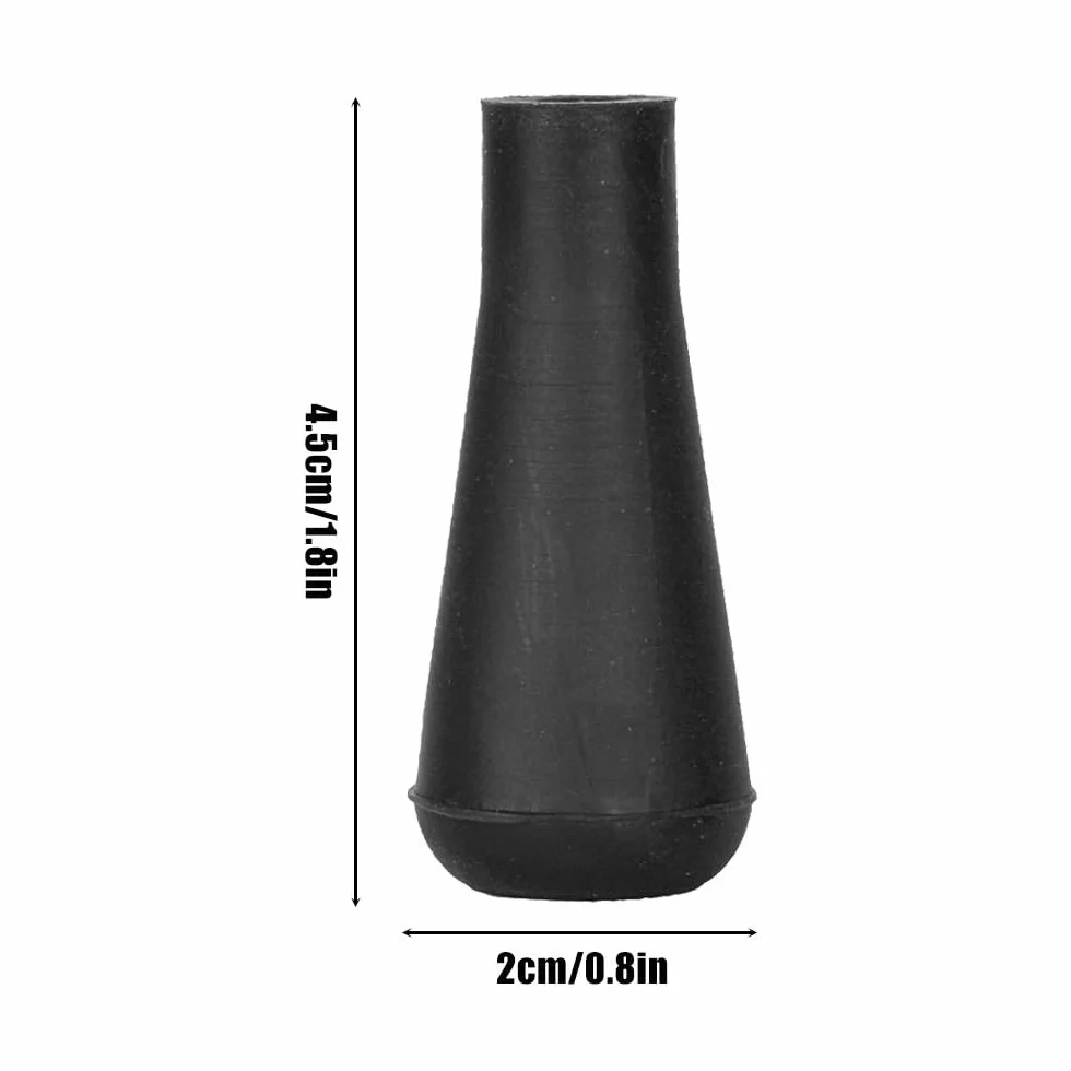 MiOYOOW Pointe de Flèche en Caoutchouc 6mm, Lot de 12 Embout de Flèche Léger Antichoc pour Tir à l'arc