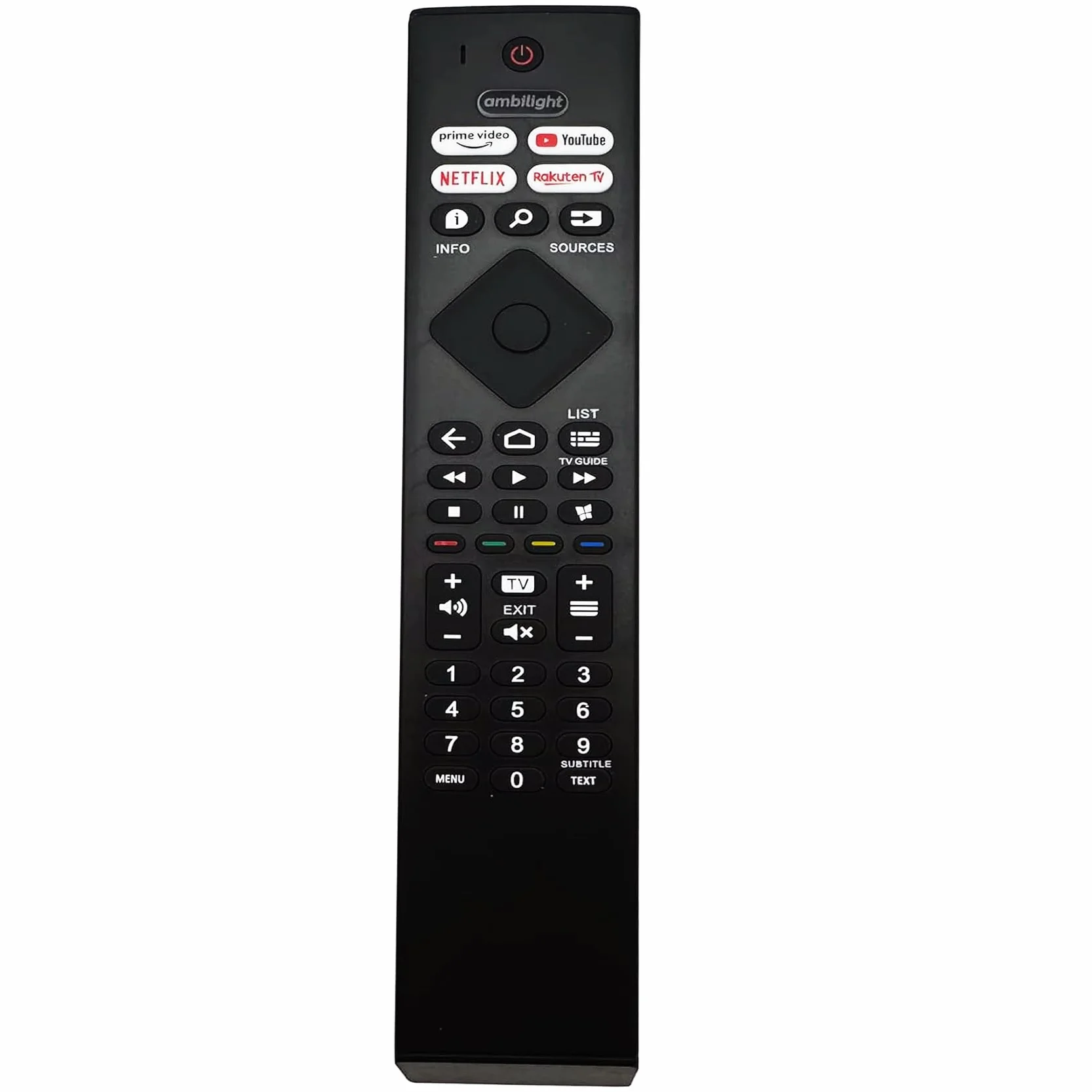 HR45B-GJ01 pour telecommande Philips TV ambilight Convient pour télécommande Universelle Philips ambilight
