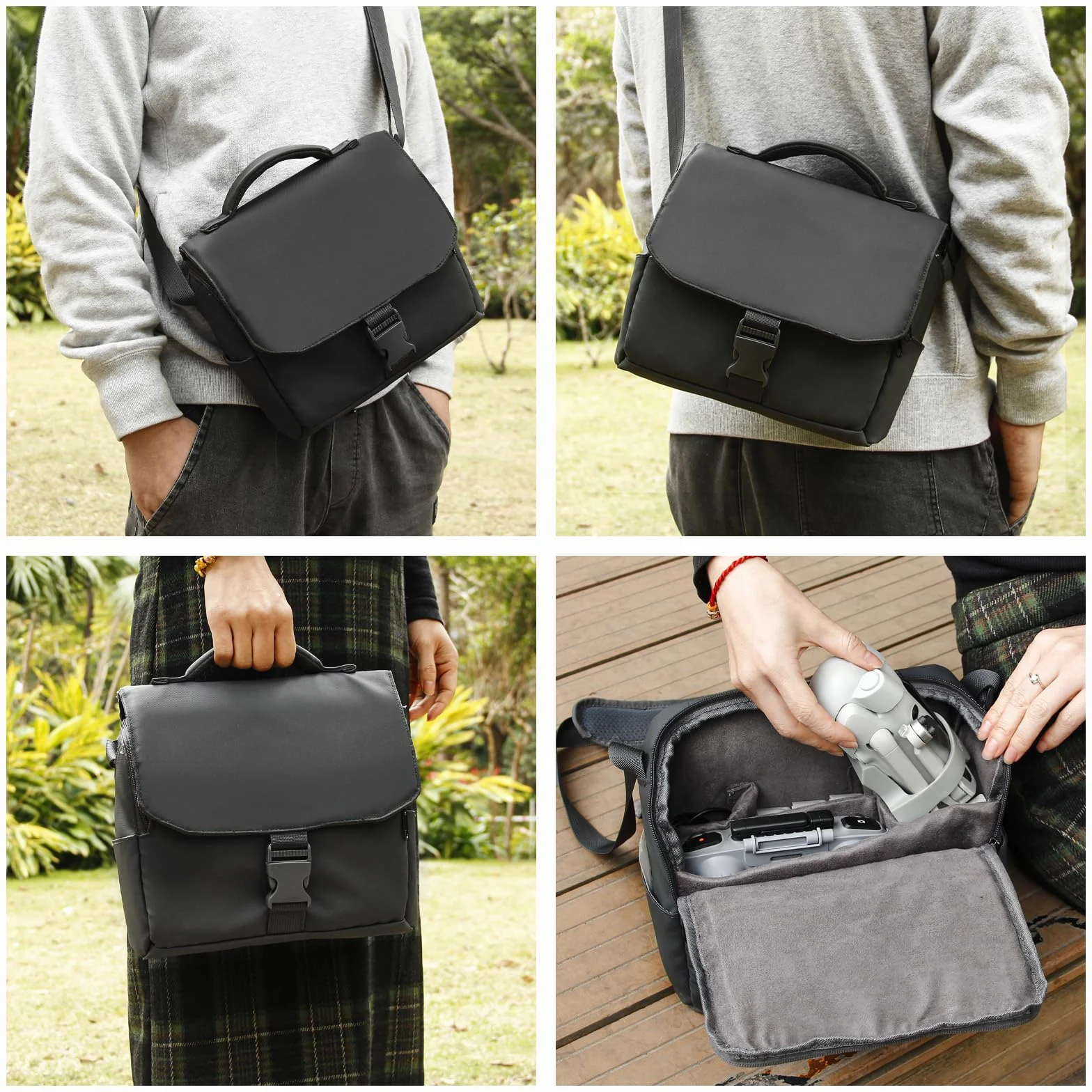 FPVtosky Mini Sac de Voyage pour DJI Lito 1, Lito X1, Flip, Neo 2, Mini 5 Pro, 3, 4 Pro, RC 2, Batteries et Accessoires