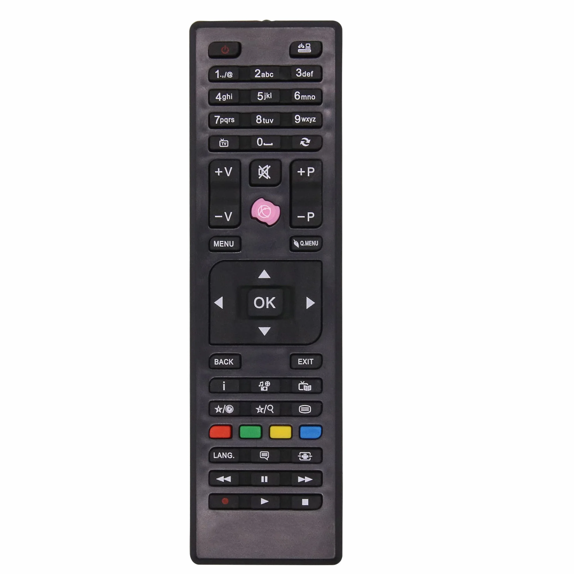 Riry RC4875 Télécommande Universelle pour TV Tucson Continental Edison Techwood Listo Clayton AYA Grandin Hyudai Technika Telefunken Edenwood Digihome Oceanic - Aucune Configuration Nécessaire