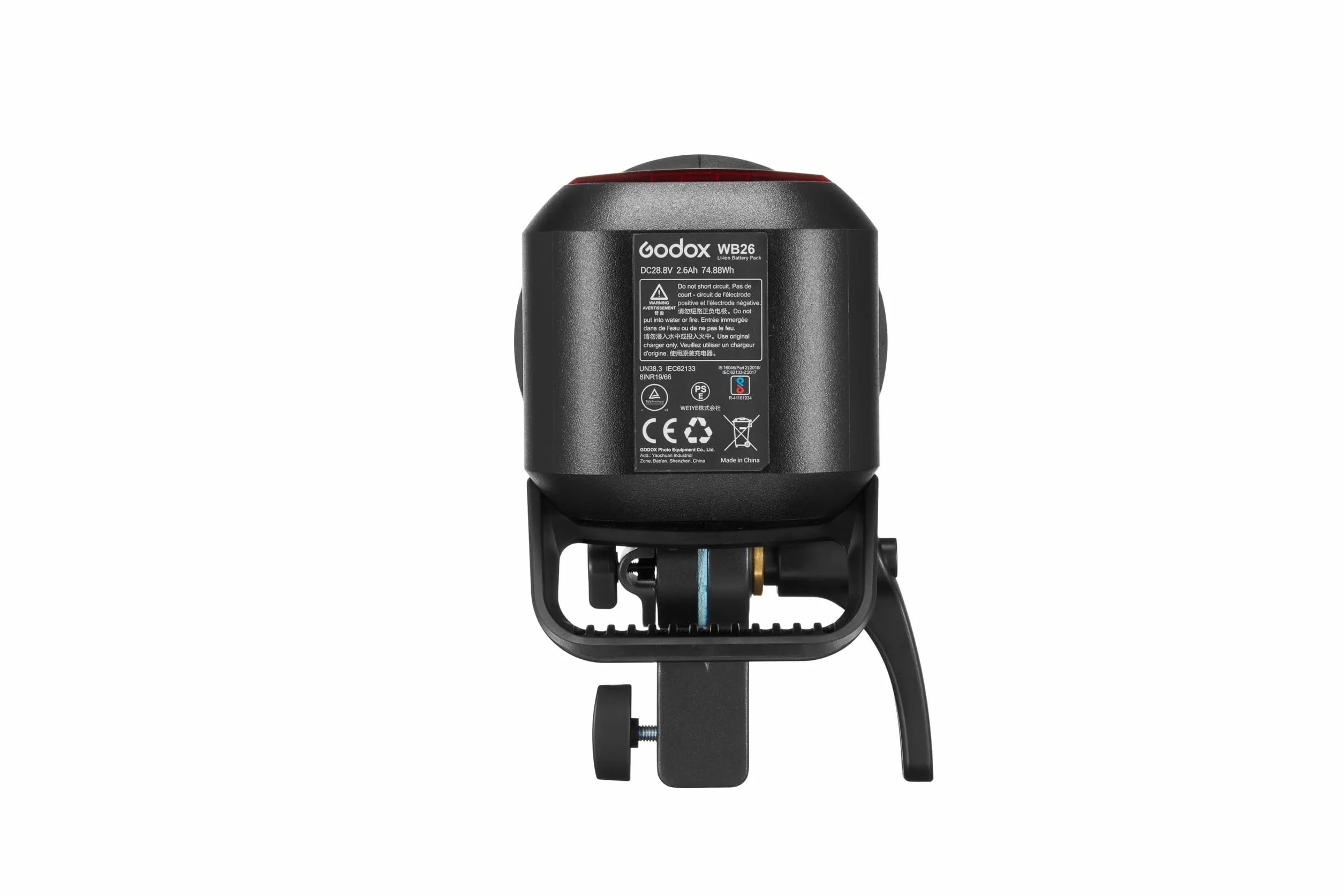 GODOX WB26 WB26A Batterie pour AD600Pro II AD600Pro【Version Améliorée】 DC 28.8V 74.88Wh, Également Compatible avec Flashpoint XPLOR 600PRO II et XPLOR 600PRO