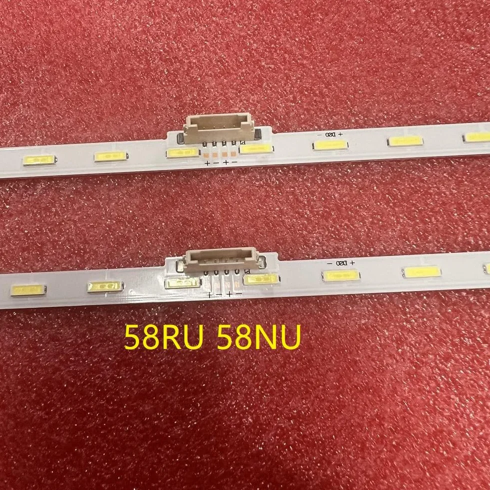 Bande de rétroéclairage LED pour Samsung UE58RU7179U UE58NU7179U Kit 2 pièces
