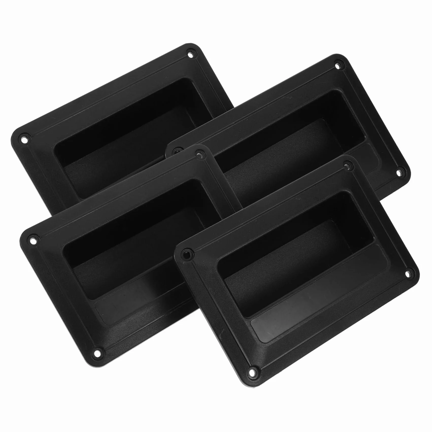 Gadpiparty 4pièces Poignées Latérales Encastrées Plastique pour Enceintes Audio Lot de Design Simple Et Pratique Accessoires De Remplacement pour Transport Sécurisé des Haut-parleurs De Scène