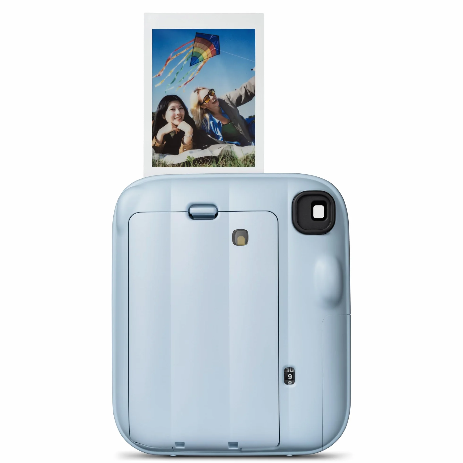 Appareil Photo instantané instax Mini 13 avec Flash Automatique intégré, Miroir pour Selfies intégré, Mode Gros Plan et retardateur, Bleu Glacé