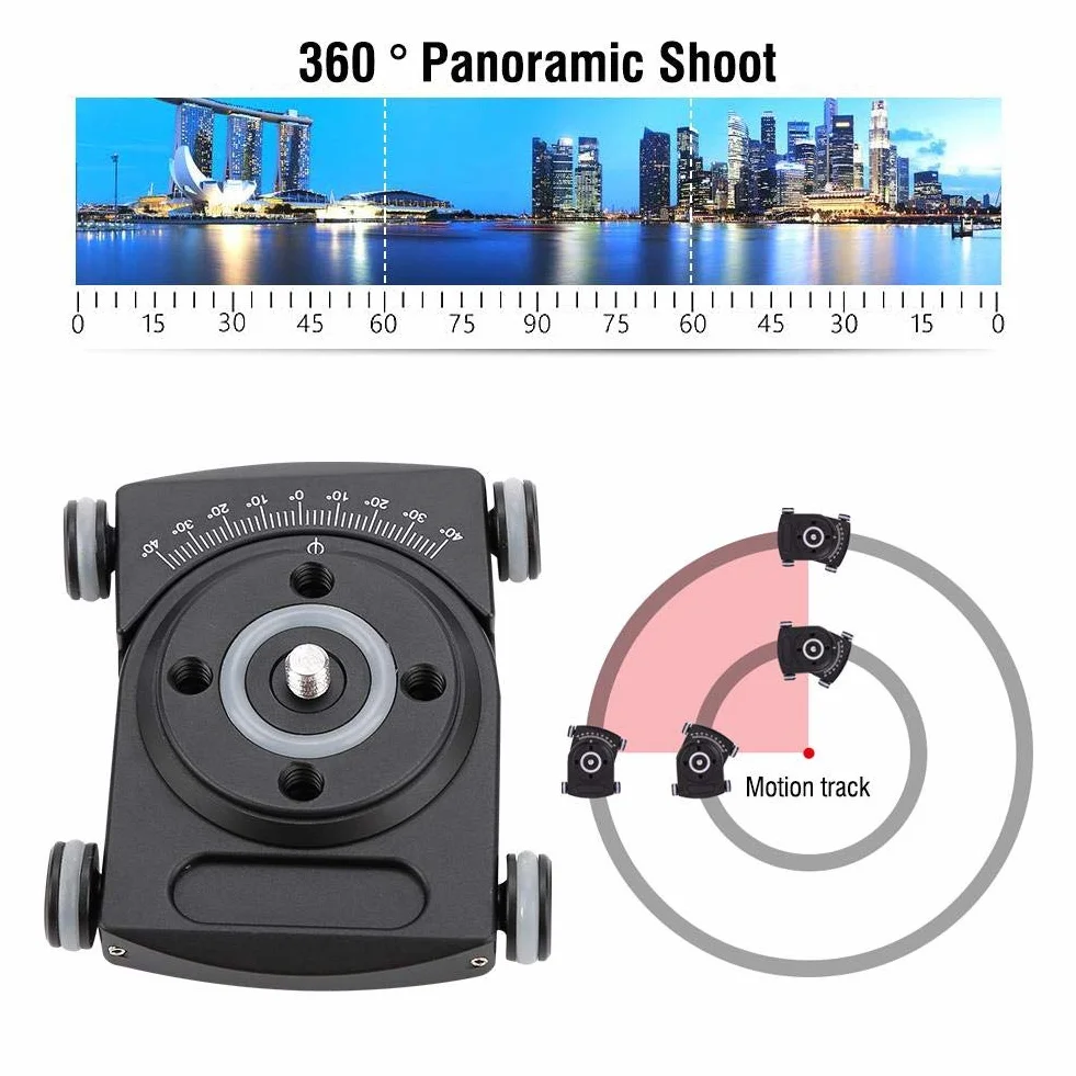 Goshyda Mini caméra/téléphone Dolly curseurs, Curseur de Piste de Rail vidéo de Bureau, pour Smartphone, Appareil Photo Reflex numérique, Photographie de Film de caméscope vidéo DV