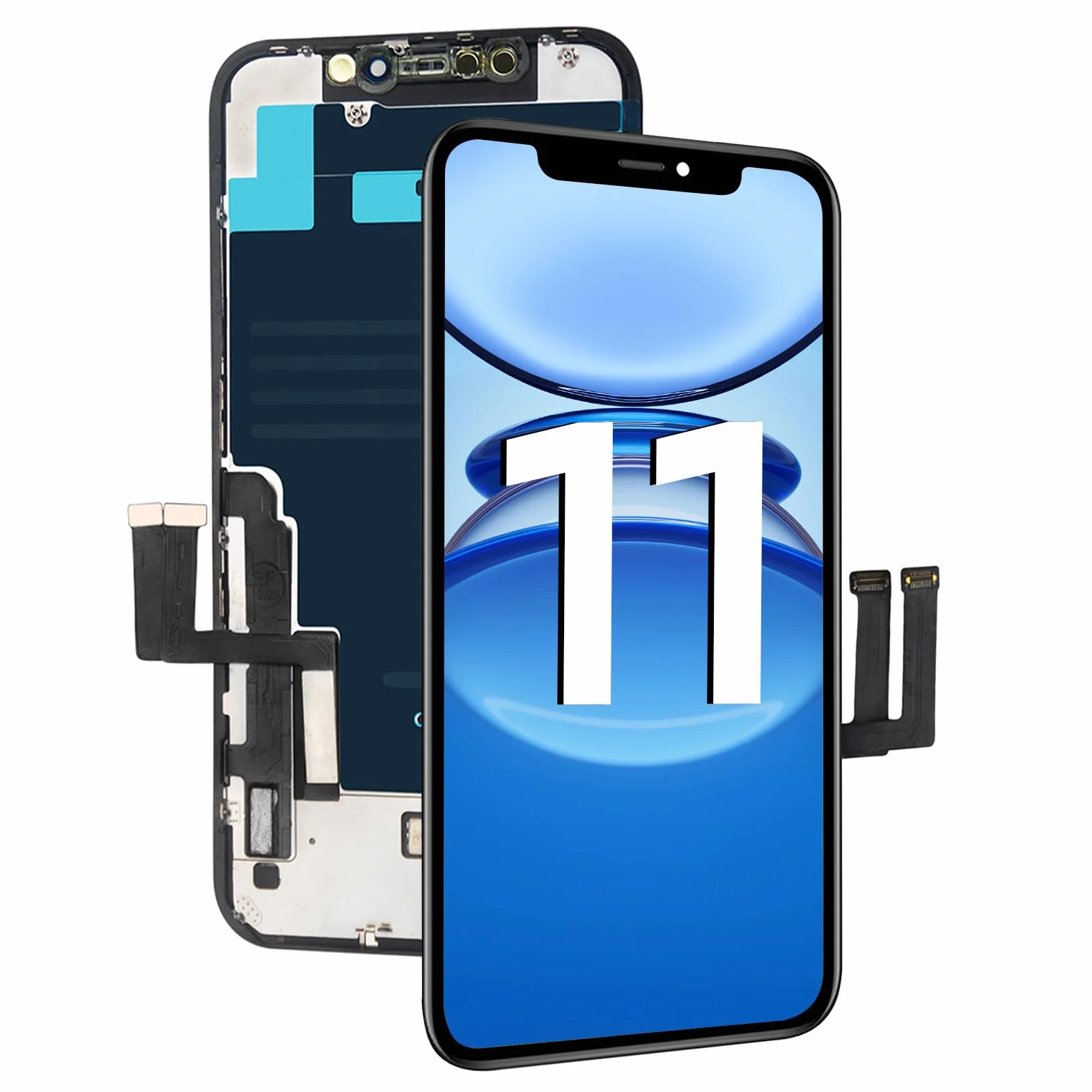 DTD Écran LCD pour iPhone 11, 3D Touch Remplacement Verre Digitizer Pièces 6,1 Pouces de Rechange, Compatible avec modèle A2111, A2221, A2223 (Remarque : écran LCD Uniquement)
