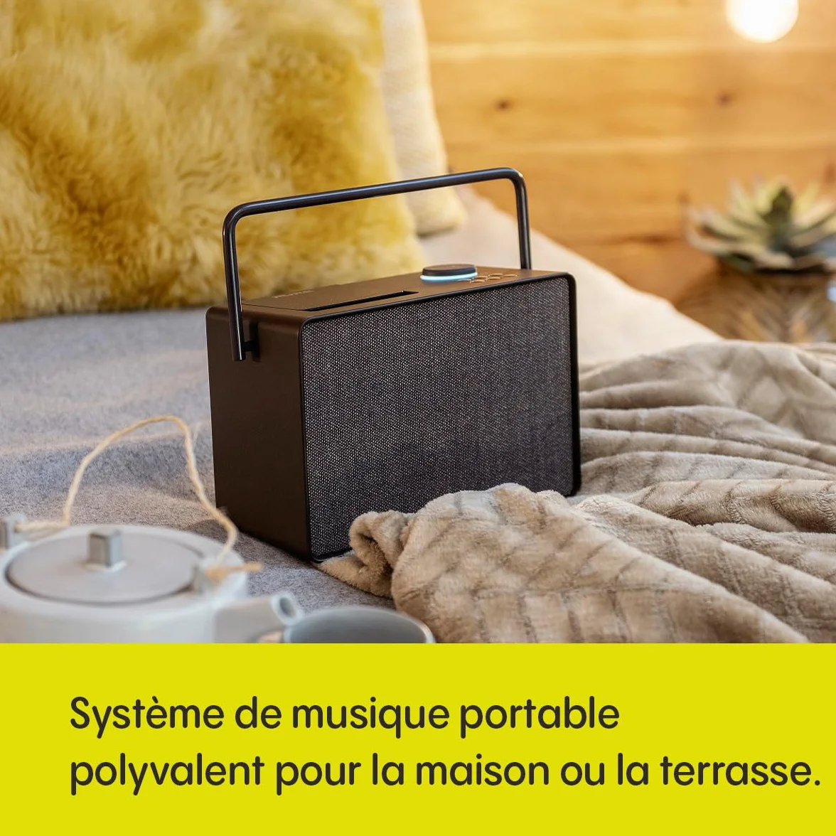 Pure Evoke Play Système de Musique Polyvalent Radio DAB+/FM, Internet, Spotify Connect, Bluetooth 40 W Coffee Black