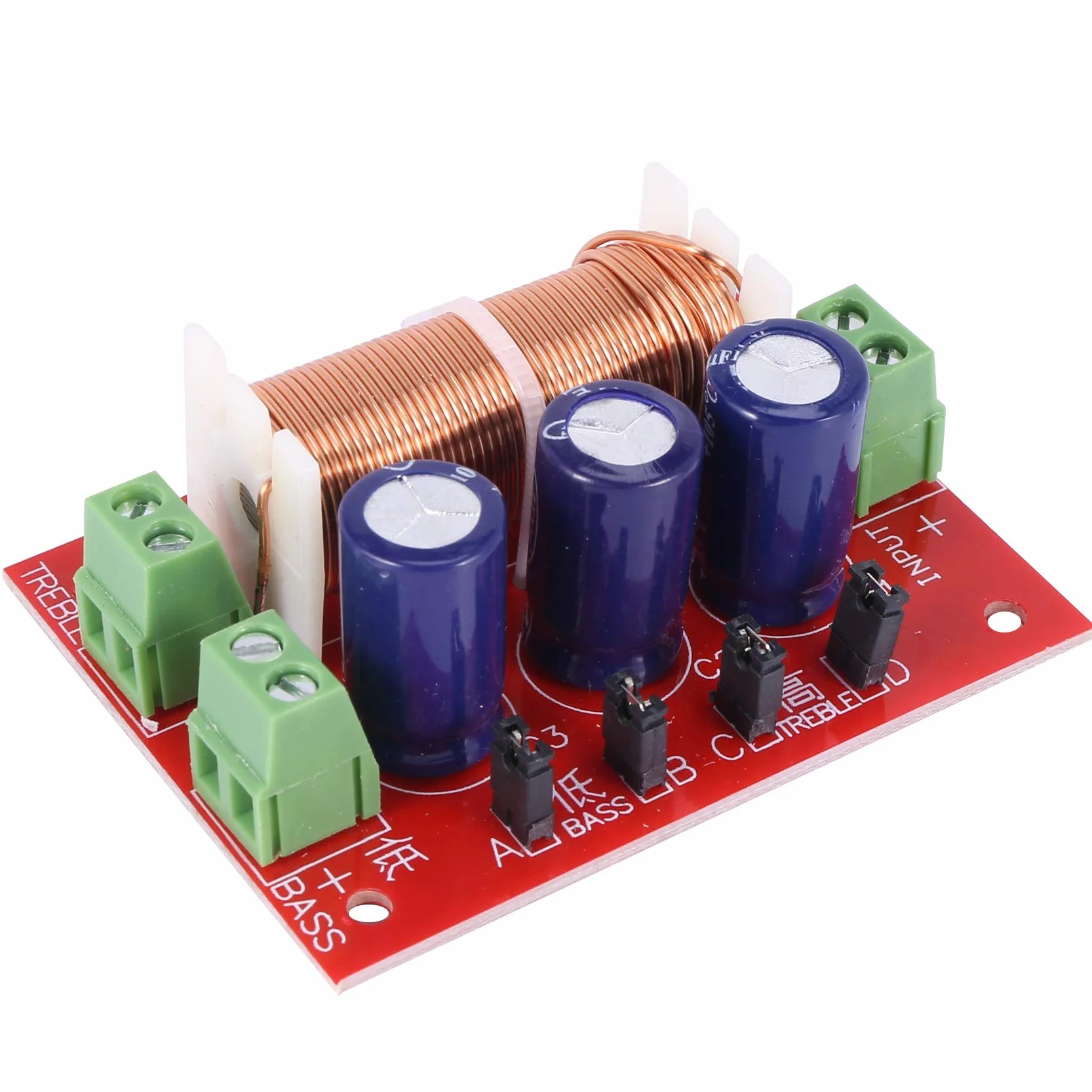 400W Haut-Parleur Crossover 2 Voies Filtre Diviseur de Fréquence pour 2-16Ohm