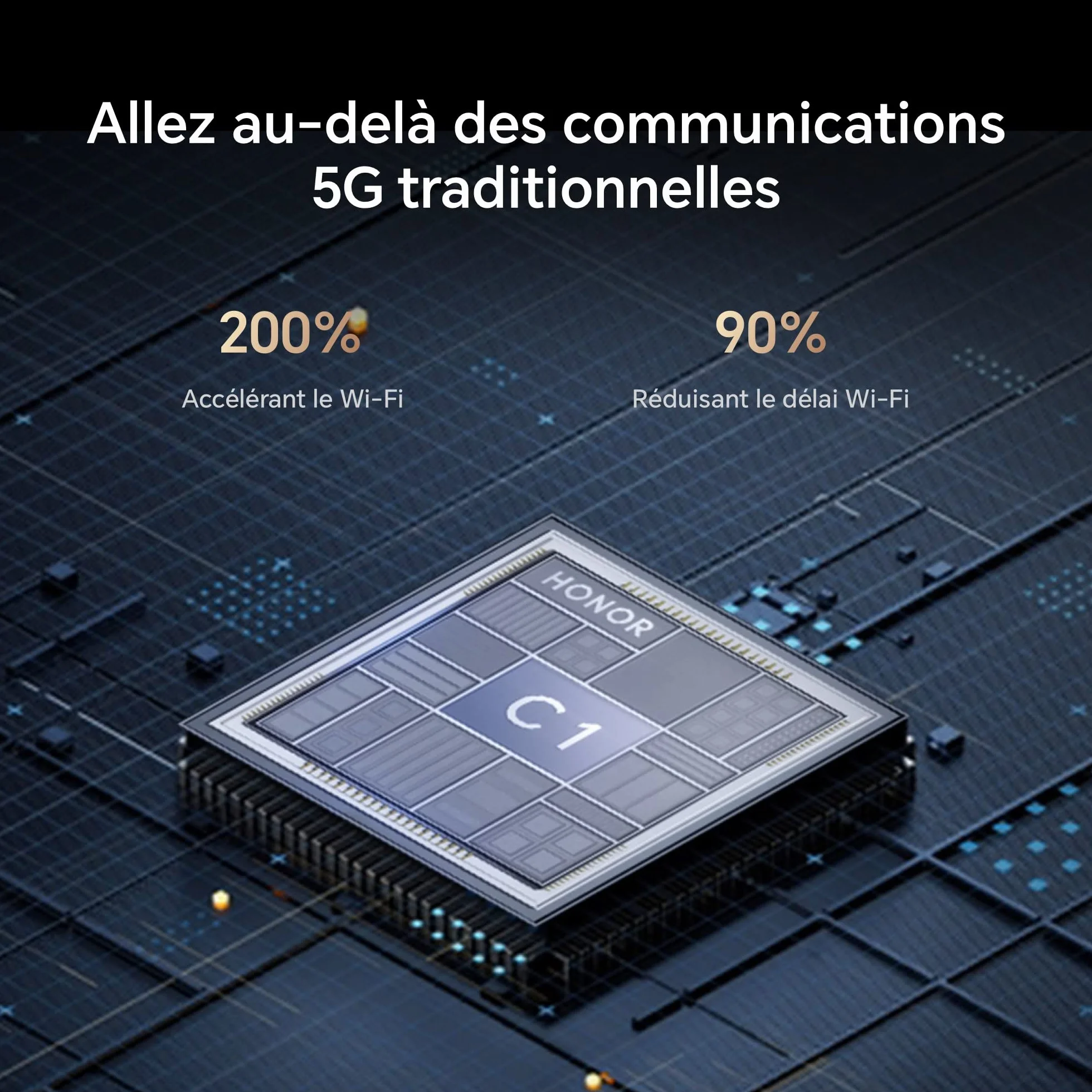 HONOR Magic5 Pro 5G 12GB 512GB Snapdragon 8 Gen 2 6.81 Pouces OLED 120Hz 50MP Triple Camera Dual Sim NFC Black Reconditionné