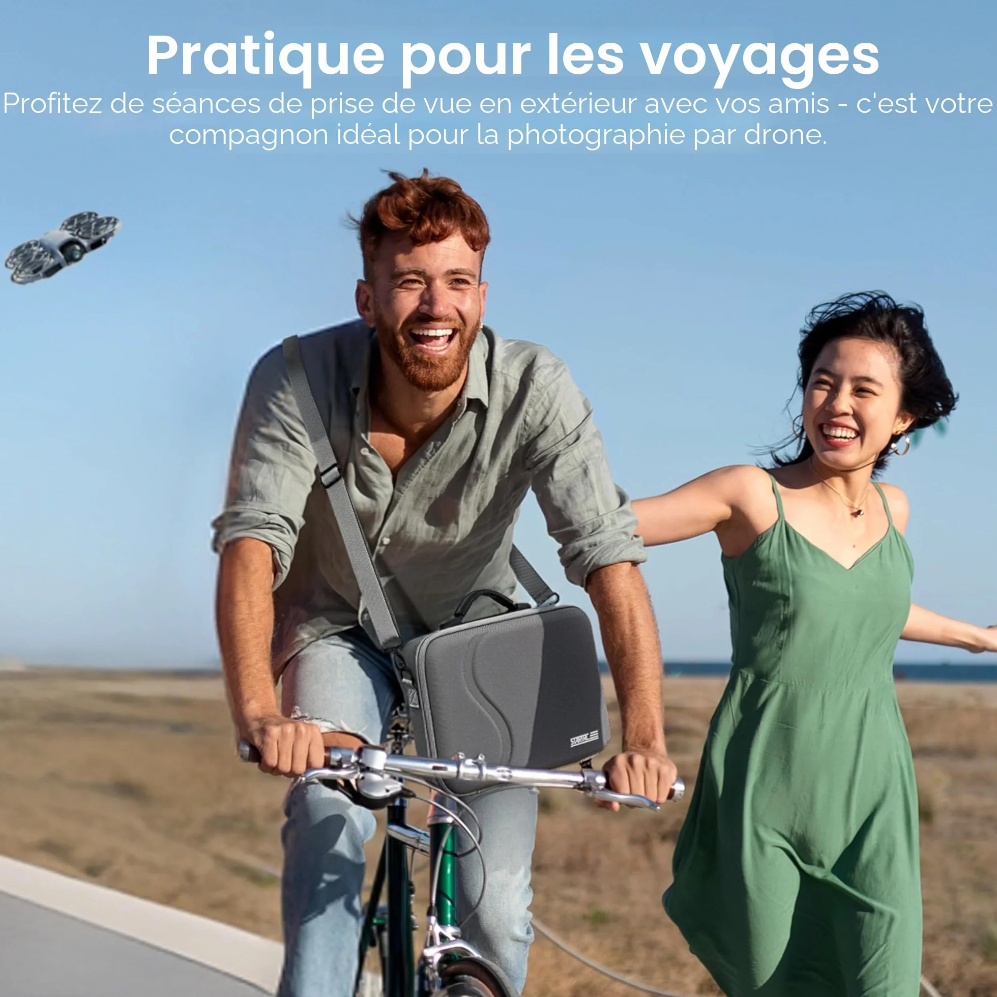 STARTRC Housse de Protection Rigide pour DJI Neo 2 Fly More Combo - Étui Multifonction Drone
