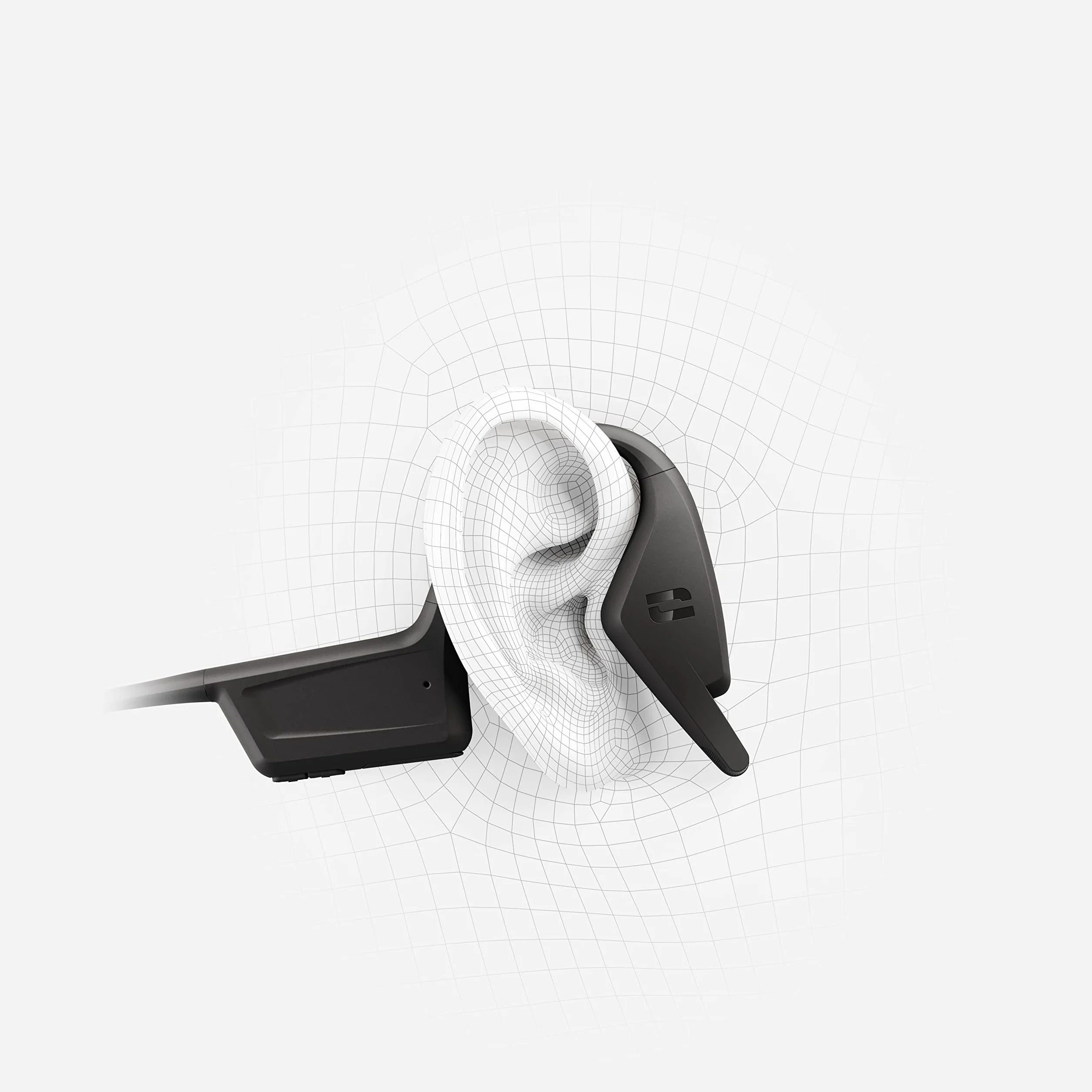 CROSSCALL Accessoire : X-Vibes Casque Bluetooth à Conduction osseuse Noir