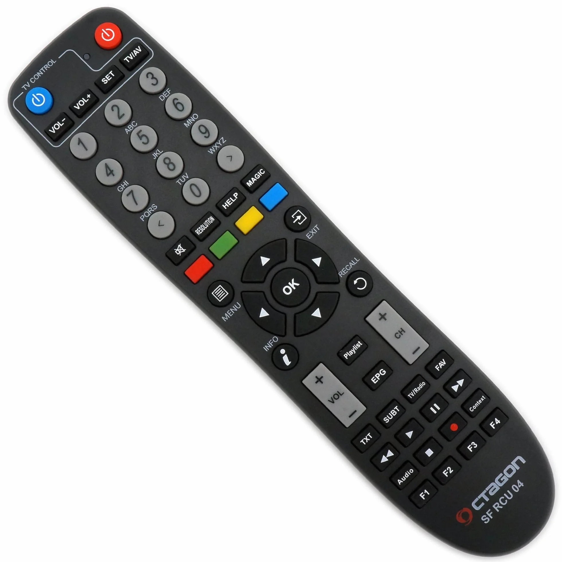 OCTAGON Récepteur combiné SF8008 4K UHD HDR 1 x DVB-S2X et 1 x DVB-C/DVB-T2 - Satellite, câble/Signal terrestre, E2 Linux Smart TV, Serveur multimédia, Fonction d'enregistrement, EasyMouse HDMI, Dual