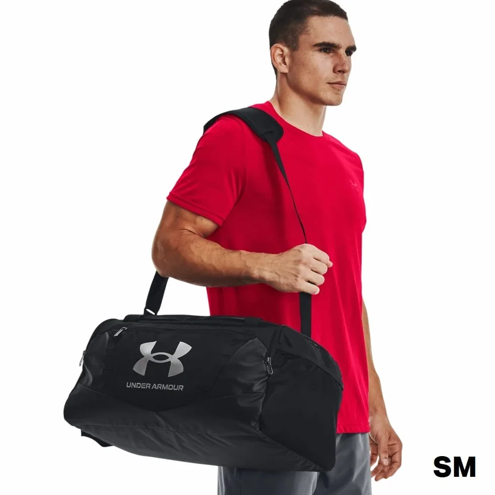 Under Armour Unisex Undeniable 5.0 Small Duffle Bag Black Metallic Silver