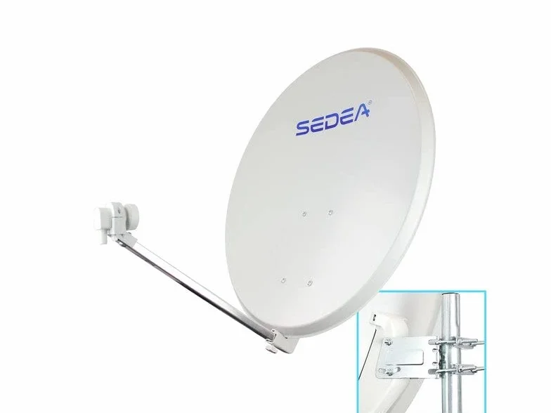Parabole acier électrozingué Quick 85cm+Lnb
