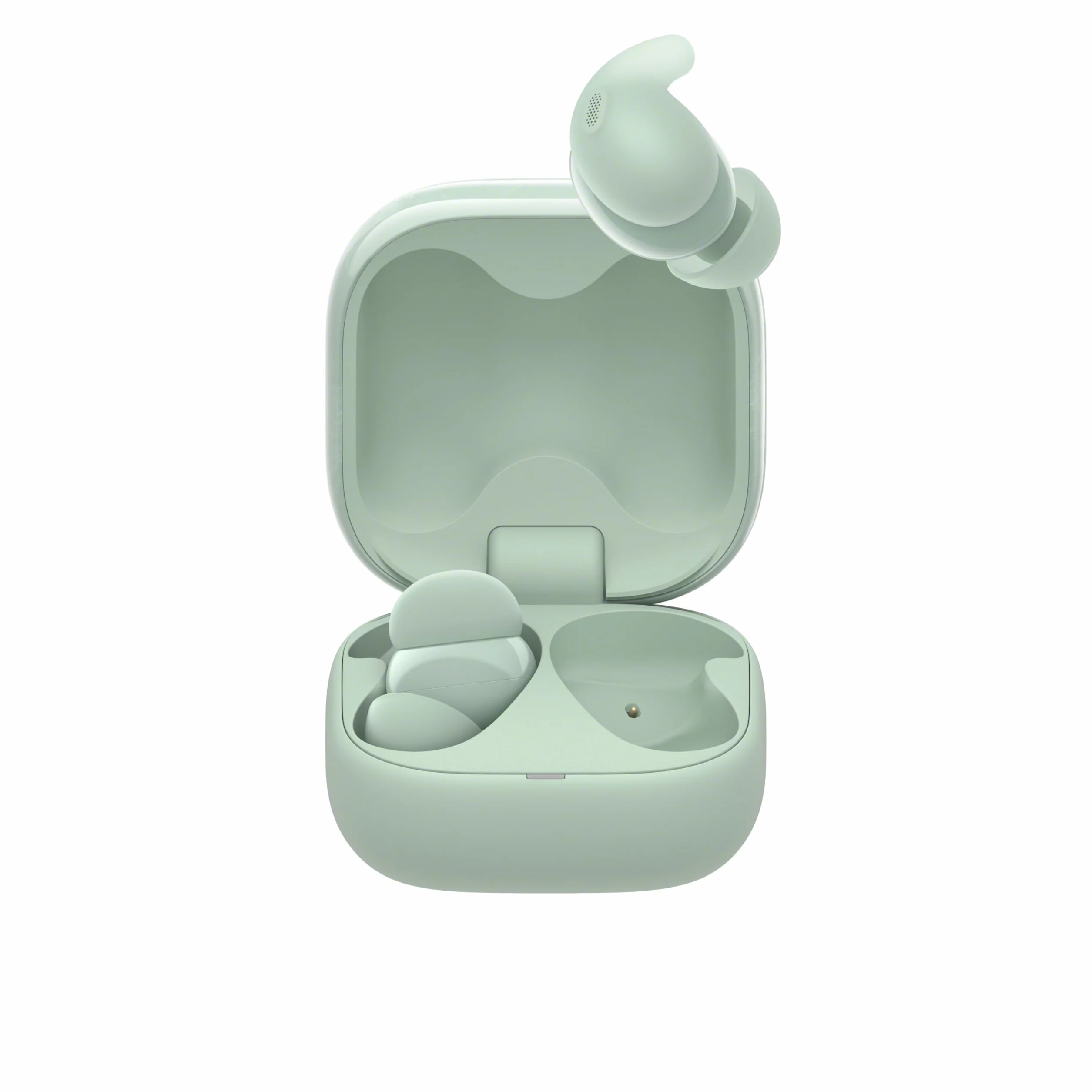 Sony LinkBuds Fit - Ecouteurs Bluetooth sans Fil à réduction de Bruit - Confortables, IPX4, Hi-Res Audio, Mode Ambient Sound, 21h d'autonomie, Connexion multipoint, iOS et Android - Vert