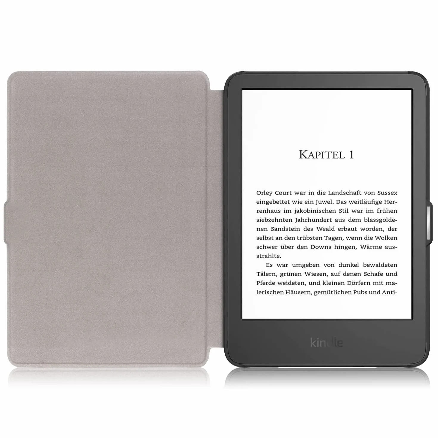 Housse Flyorigin pour 6 » Kindle Paperwhite (7ème / 6ème / 5ème génération - 2015/2013/2012 Modèle publié: DP75SDI ou EY21) Housse en Cuir PU Paperwhite Cover