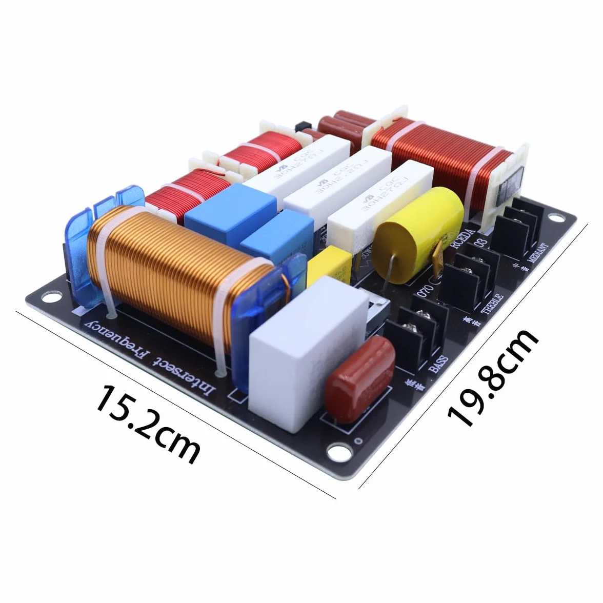 Diviseur de fréquence avancé 3 voies pour haut-parleurs 4 combinaisons sonores Diviseur de fréquence sonore PA-3808