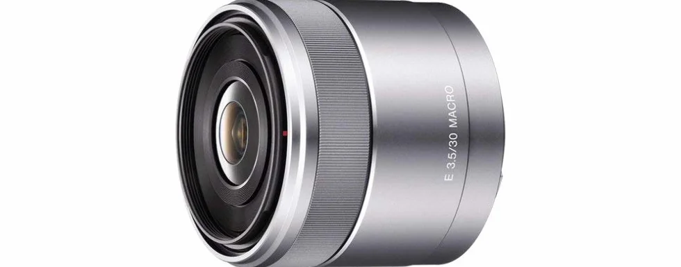 Sony Objectif Macro SEL-30M35 Monture E APS-C 30 mm F3.5,Argent